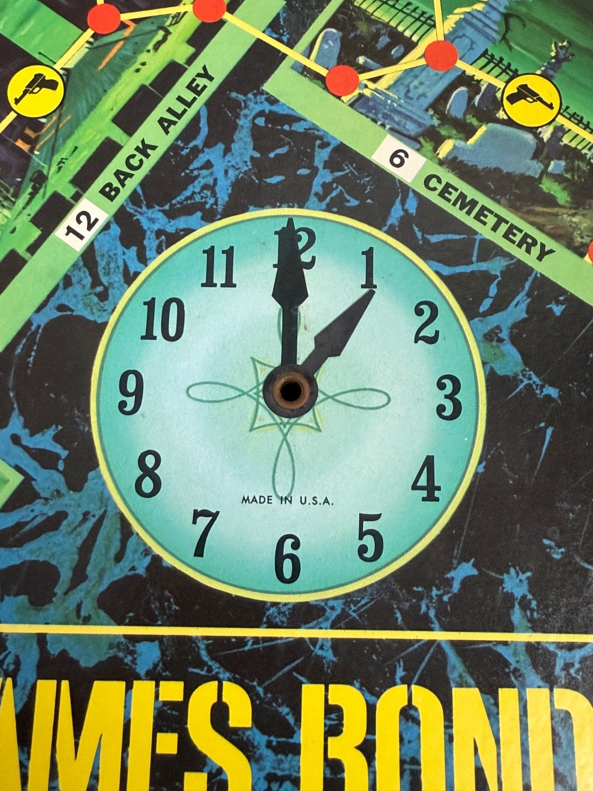 VTG MB James Bond Secret Agent Spy Board Game Complete 1964 -Great Shape