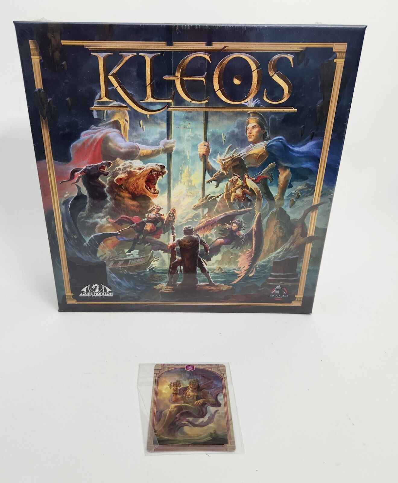 Kleos Core Game Kickstarter Ed + Promo Card by Azure Horizon SEALED