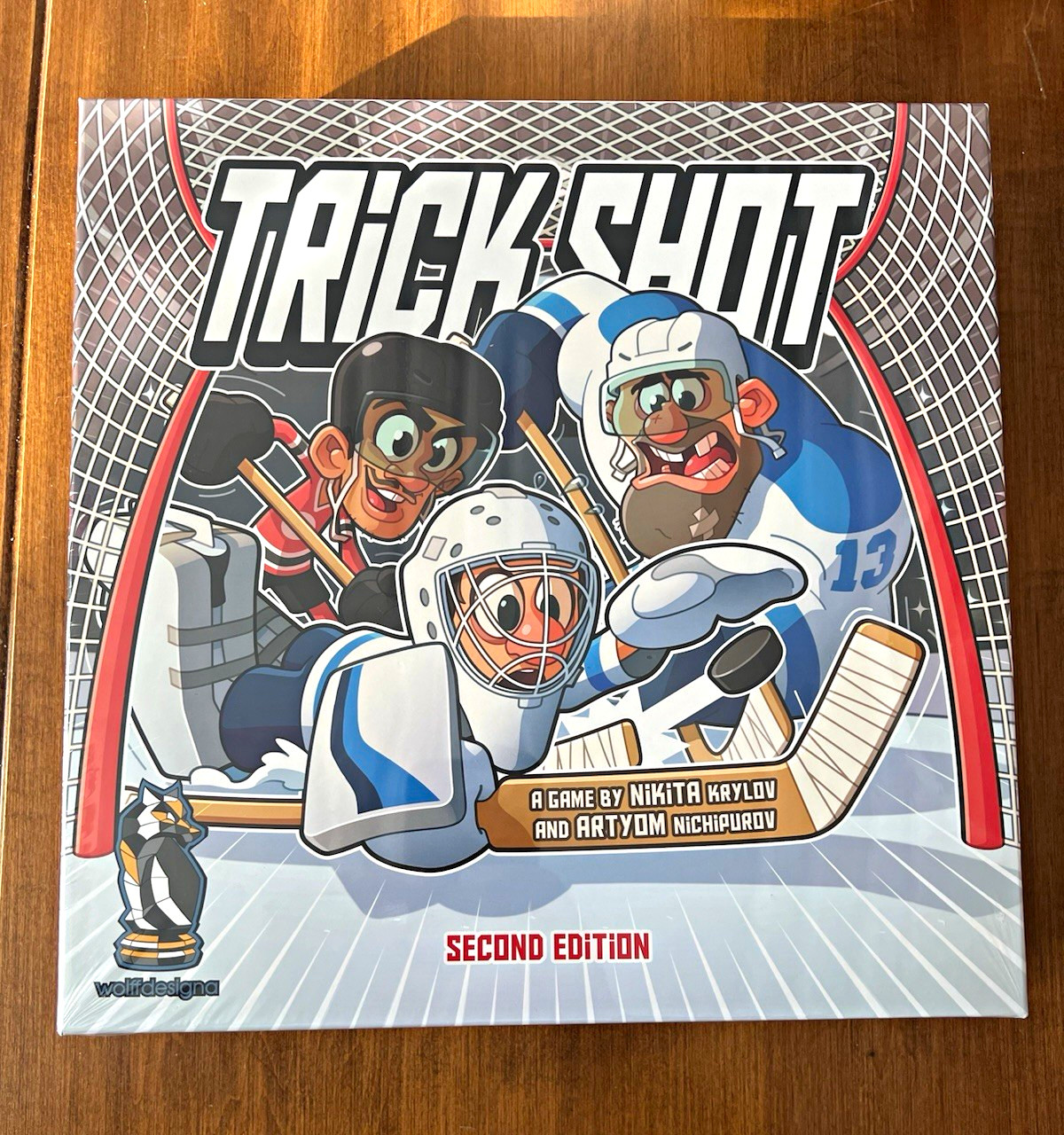 New – Wolfe Designa Trick Shot Second Edition Hockey Board Game 2 players 2023
