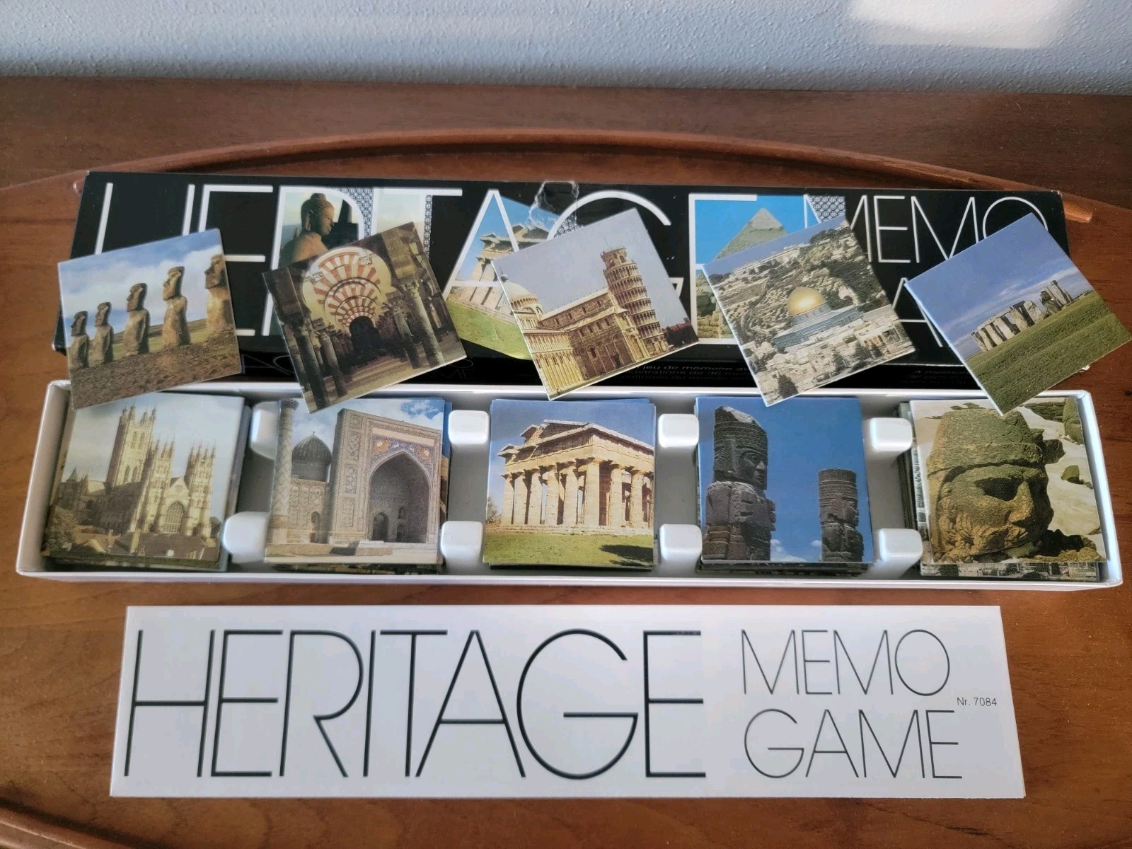 VTG 1992 PIATNIK Heritage MEMO/Memory ART Pix CARD GAME Famous World Landmarks