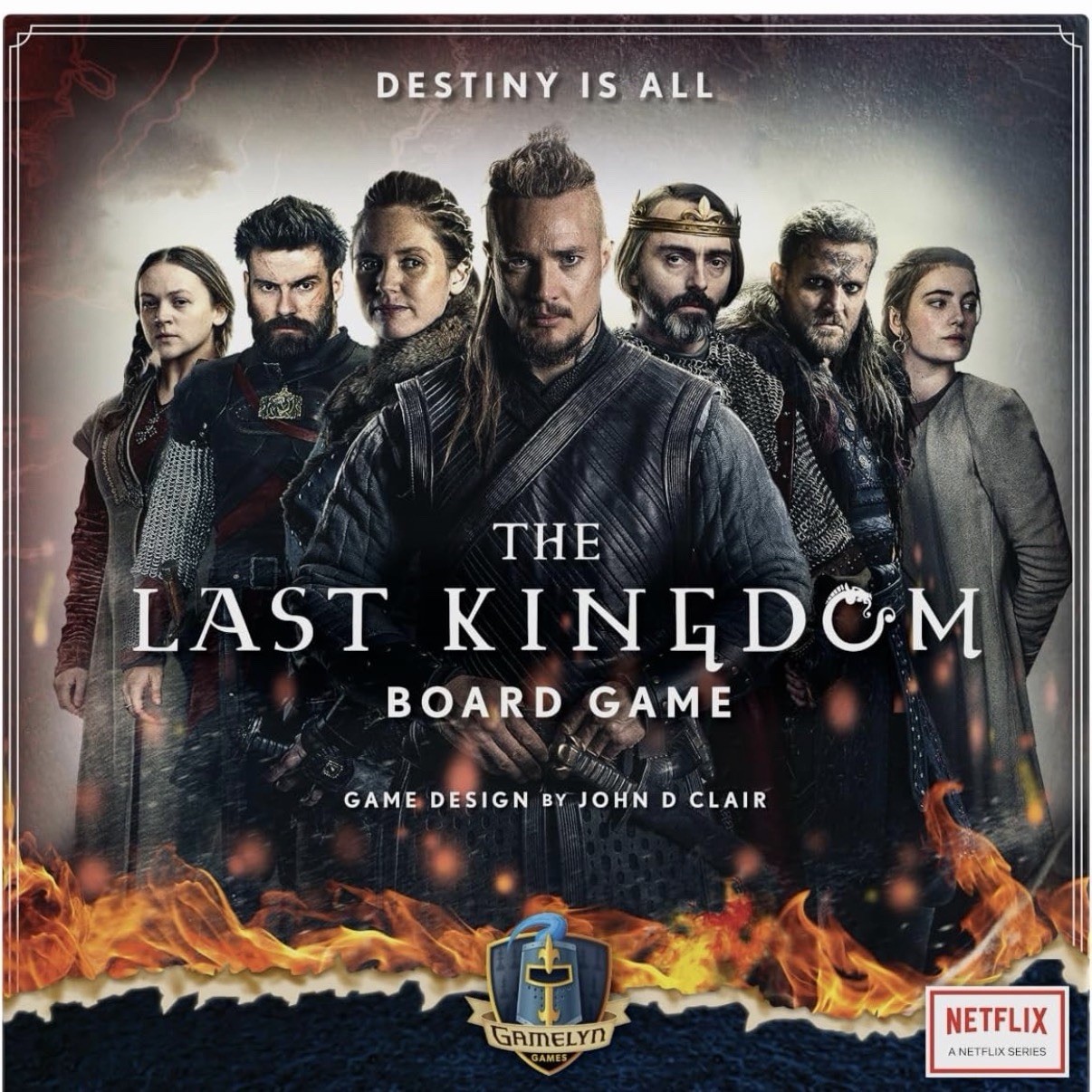 New Sealed The Last Kingdom Board Game By Gamelyn Games Strategy Netflix