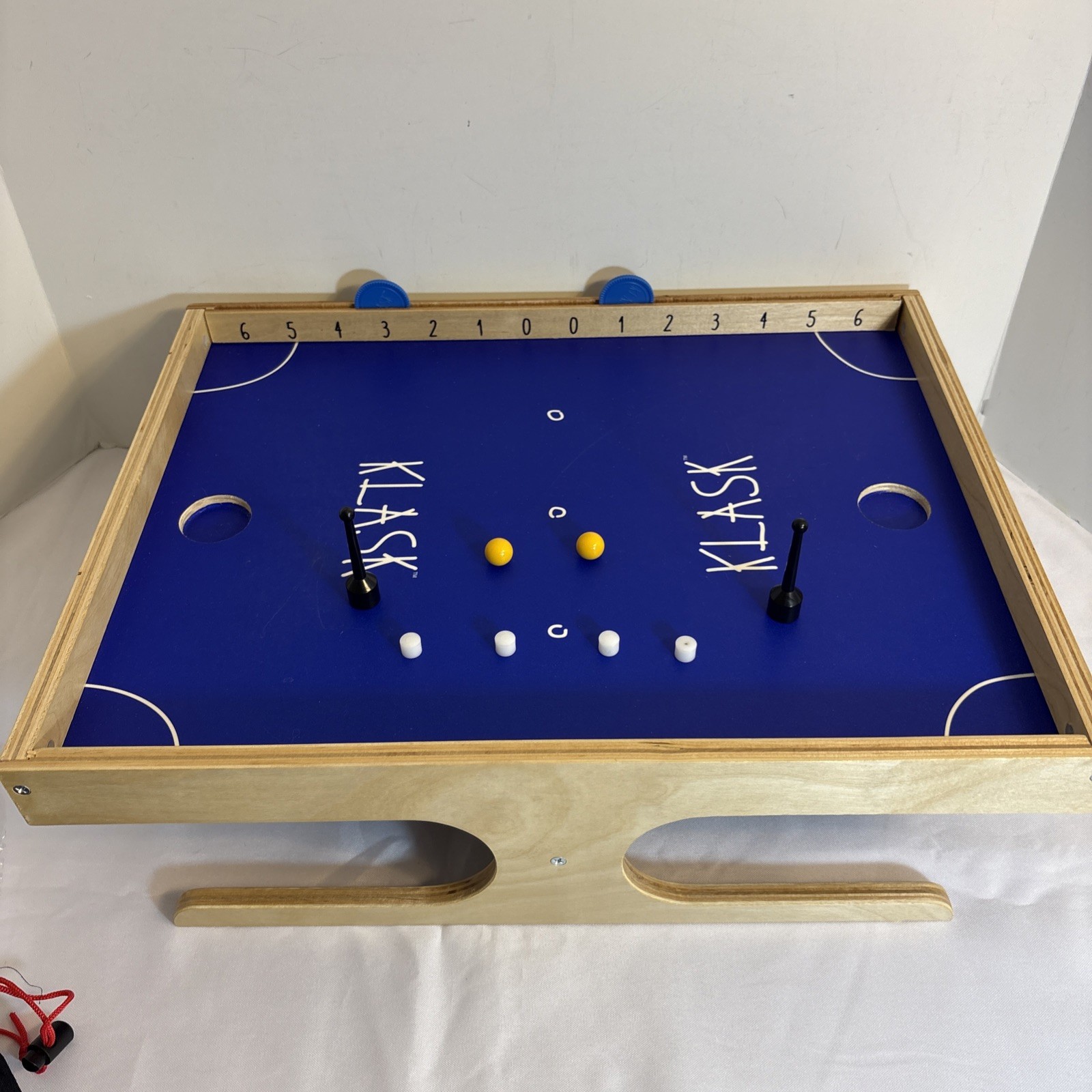 Klask! The Magnetic Game of Skill Buffalo Games Open Box Unplayed LARGER BOARD