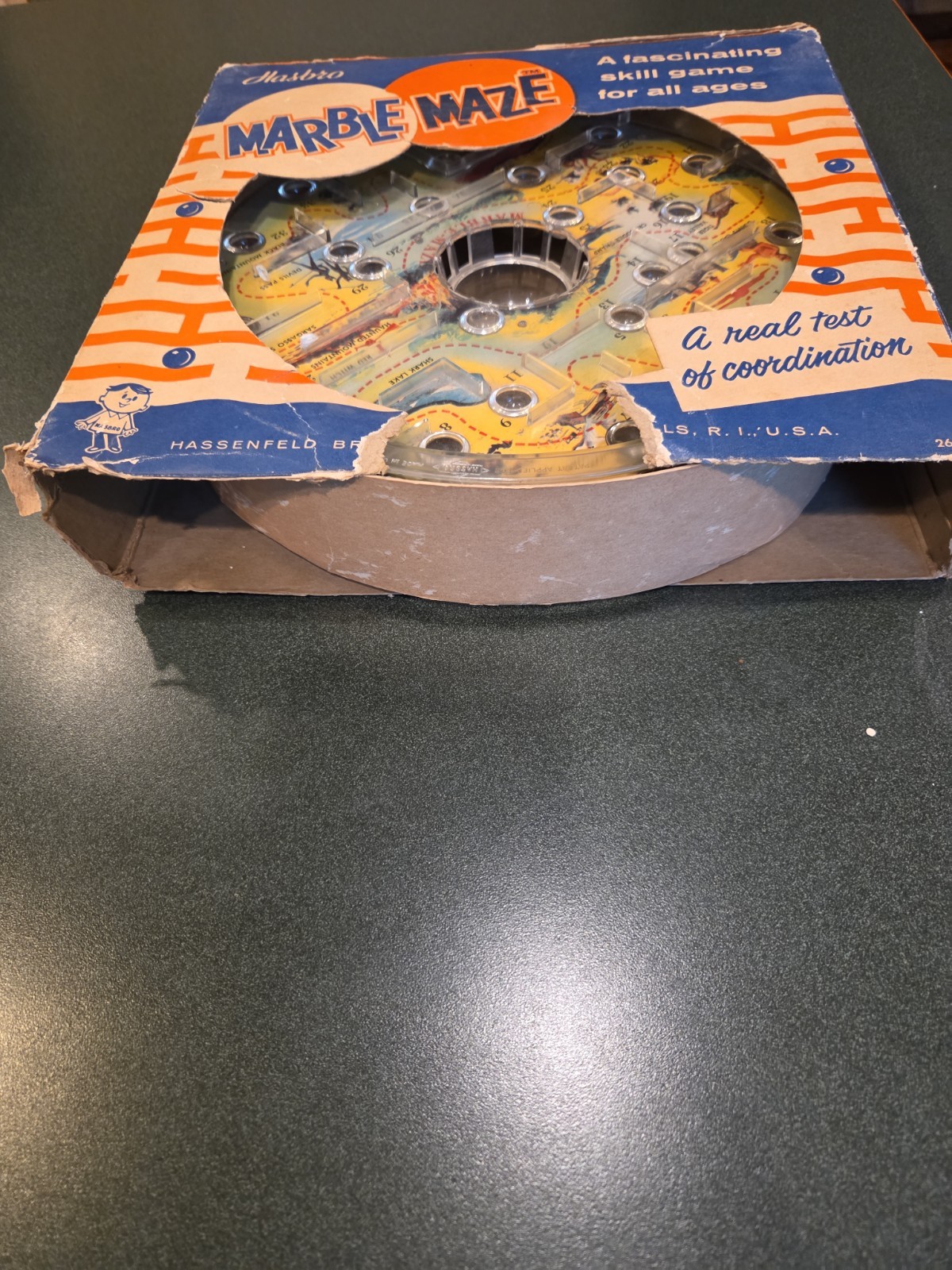 Vintage Hasbro Marble Maze Skill Game in Original Box