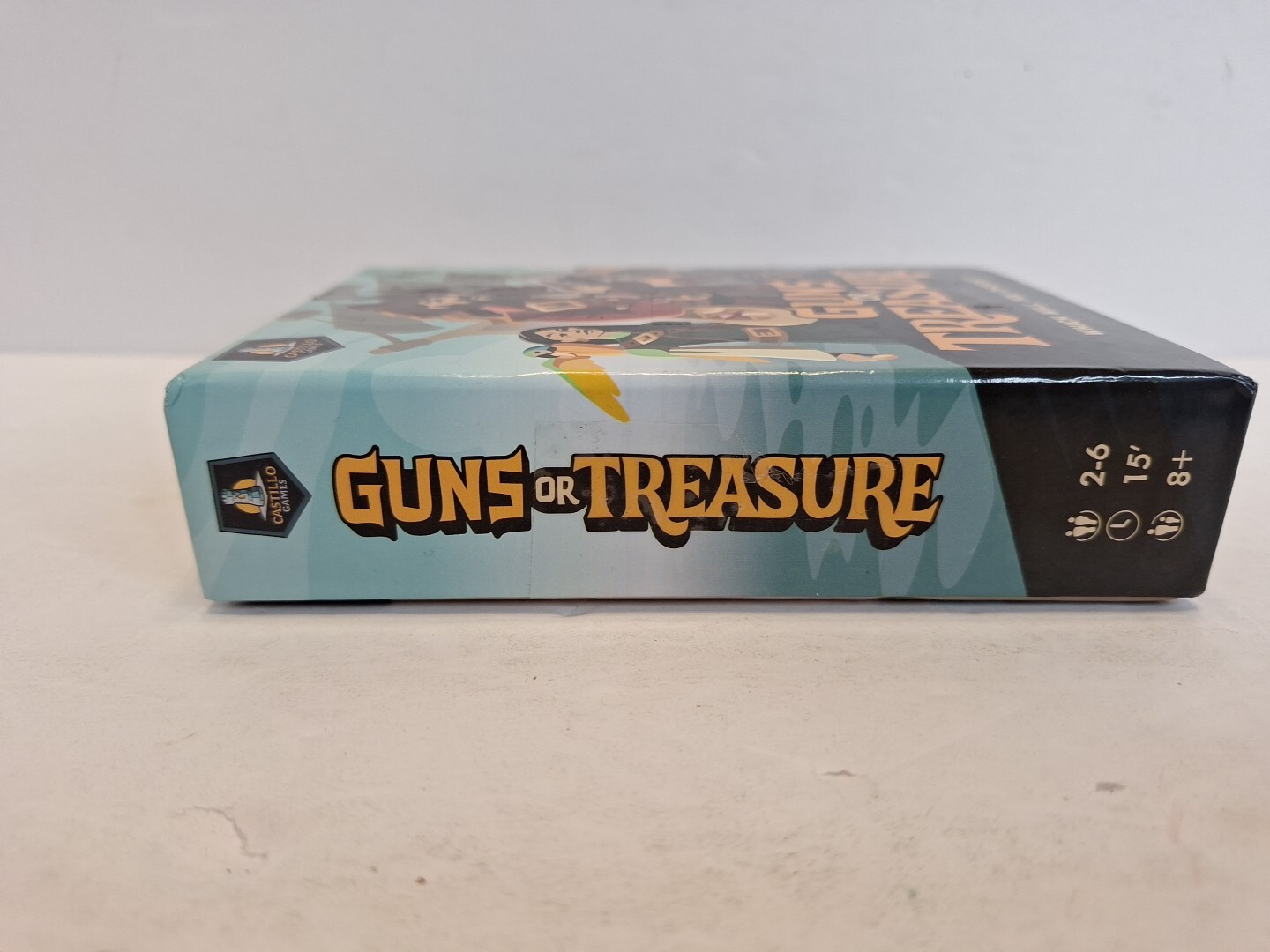 Castillo Games Guns or Treasure Family Board Game Ages 8+ 2 to 6 Players