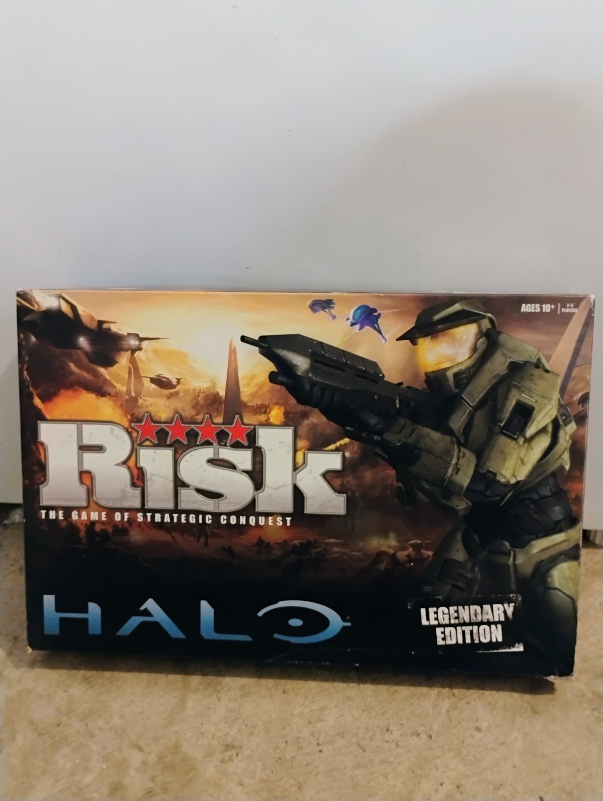Risk Halo Legendary Edition Board Game 2012 USAopoly As-Is Completeness Unknown
