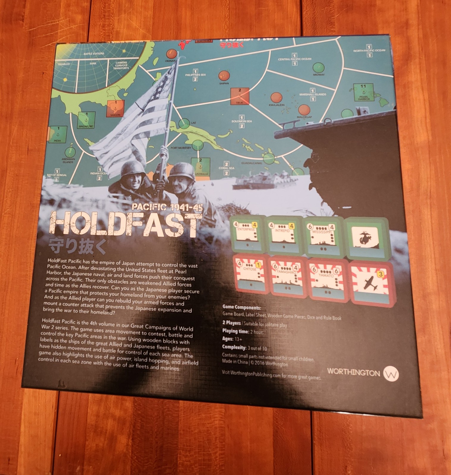 Holdfast: Pacific 1941-45 Board Game Worthington Old School War Games