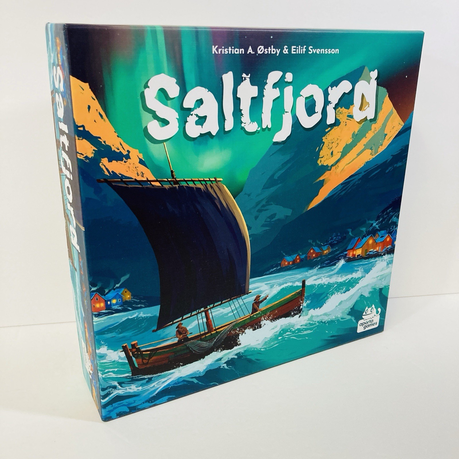 SALTFJORD BOARD GAME Aporta Games English EXCELLENT + COMPLETE