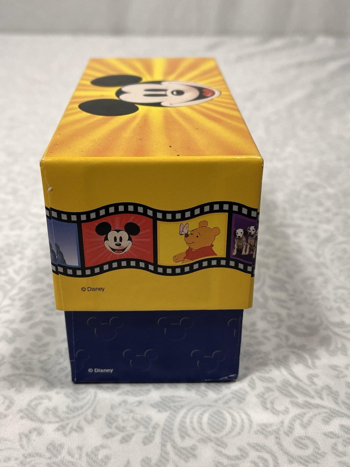 Wonderful World of Disney Trivia Game COMPLETE Gold Tin Mattel Vintage