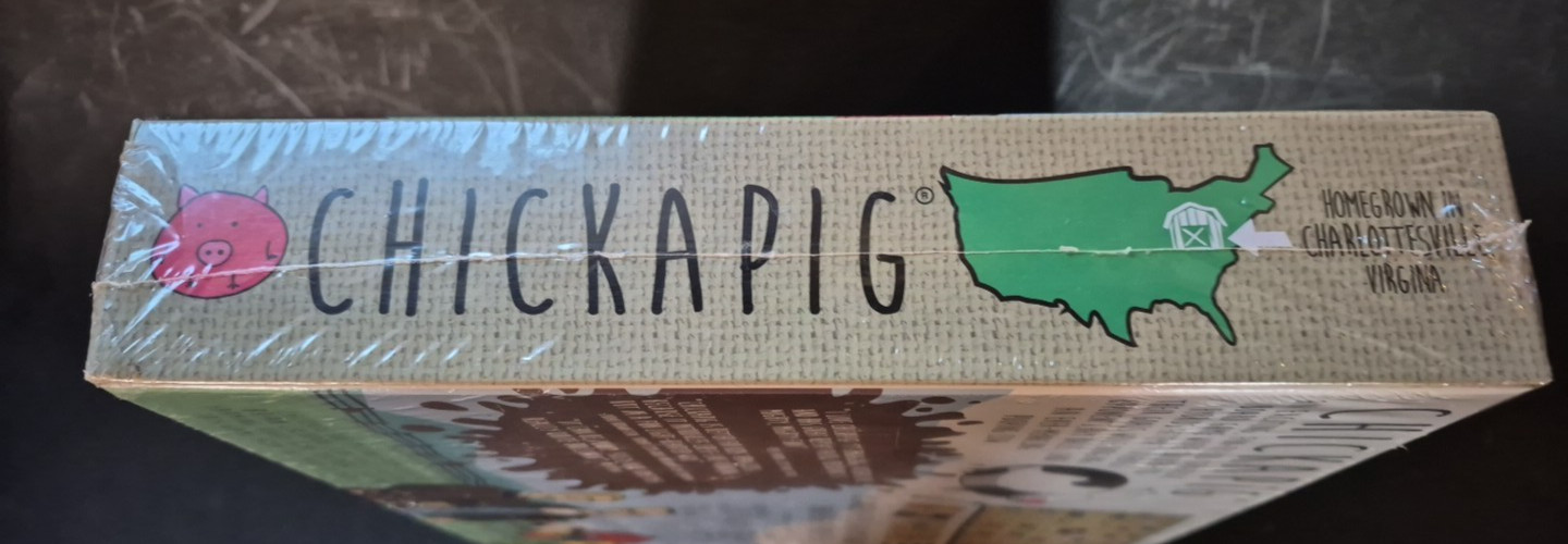 New Buffalo Games Chickapig Board Game Chicken-Pig Hybrids Strategy Pooping Cow