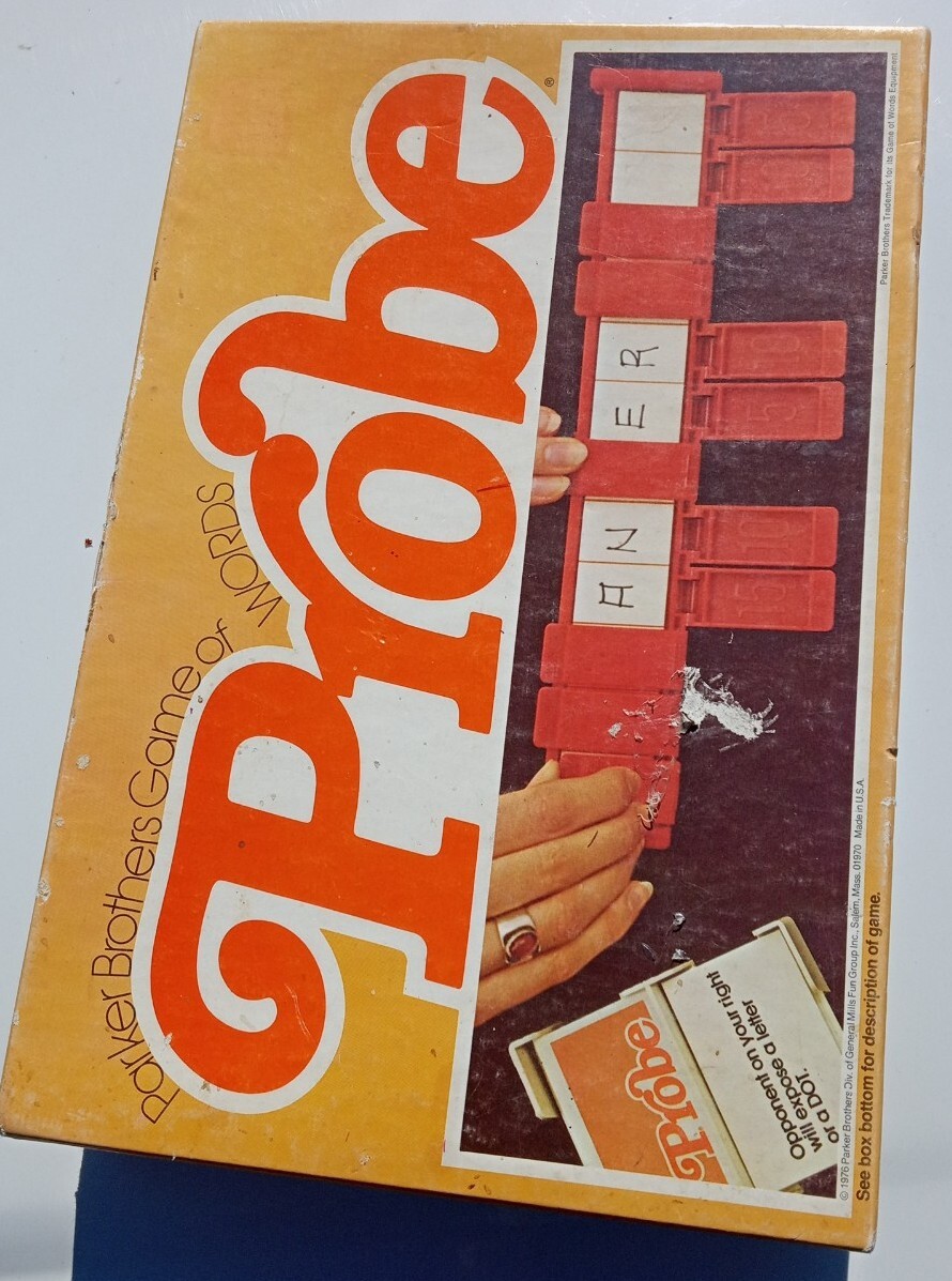 Vintage 1976 PROBE Game by Parker Brothers – A Game Of Words Boardgames All Ages