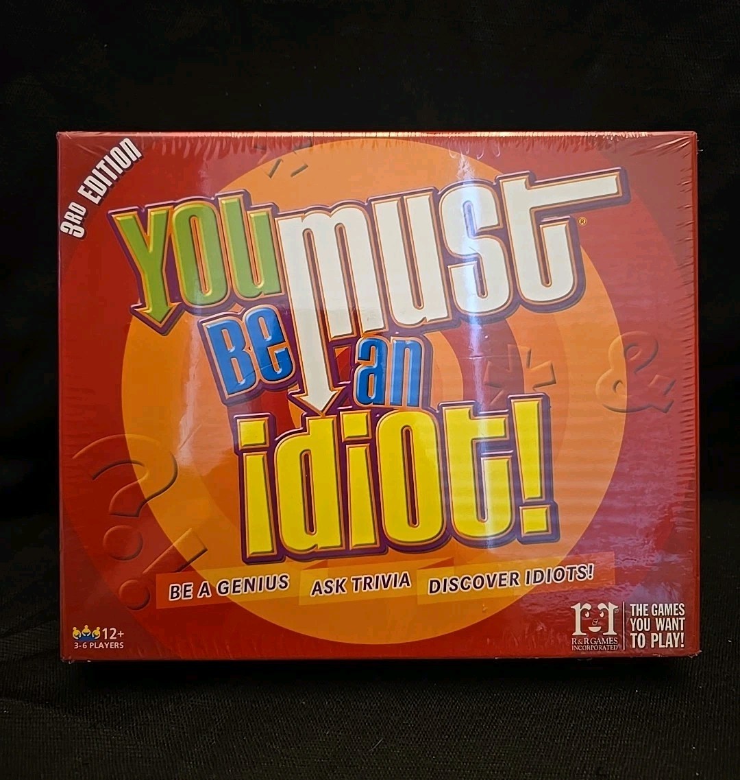 New – R&R Games You Must Be an Idiot Game – Ages 12+ | 3-6 players