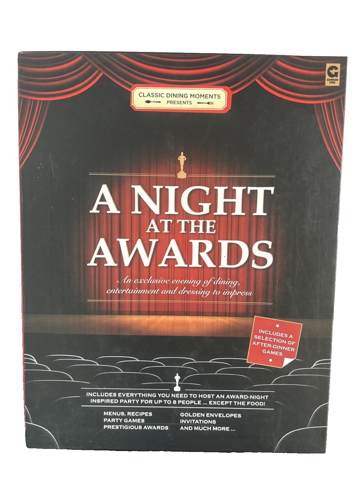 Dinner Party Game – Awards Ceremony A Night At The Awards, Experience NEW
