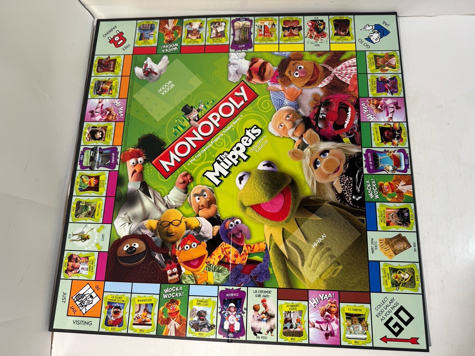 Monopoly The Muppets Collector’s Edition Board Game 2010 Incomplete 4 Tokens