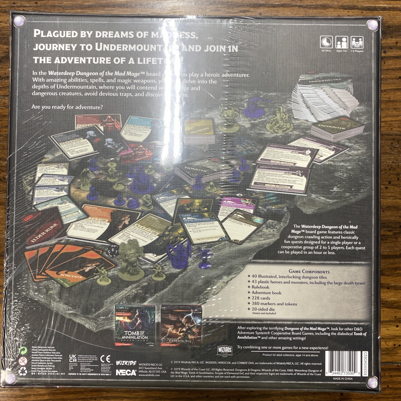 D&D Waterdeep: Dungeon of The Mad Mage Adventure System Board Game …