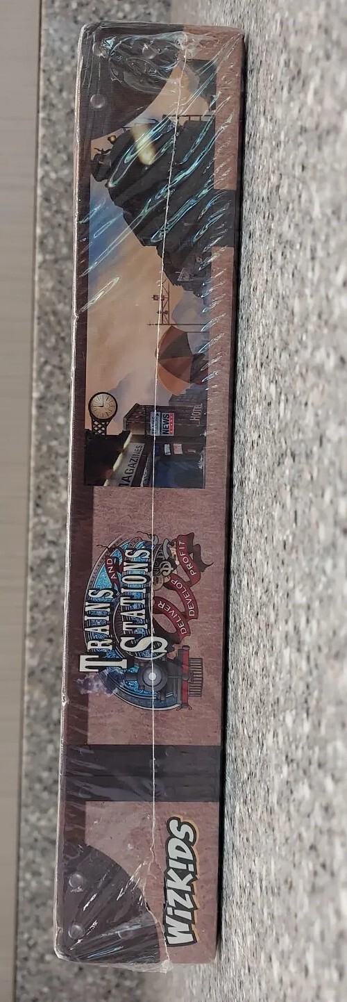 Trains And Stations Board Game Deliver Develop Profit 2013 Wizkids NECA Sealed