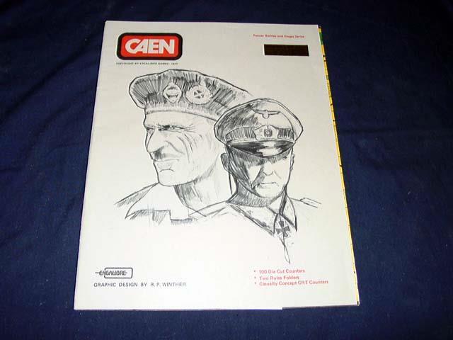 Excalibre Games 1977 – CAEN – France Panzer Battles & Sieges Series (UNPUNCHED)
