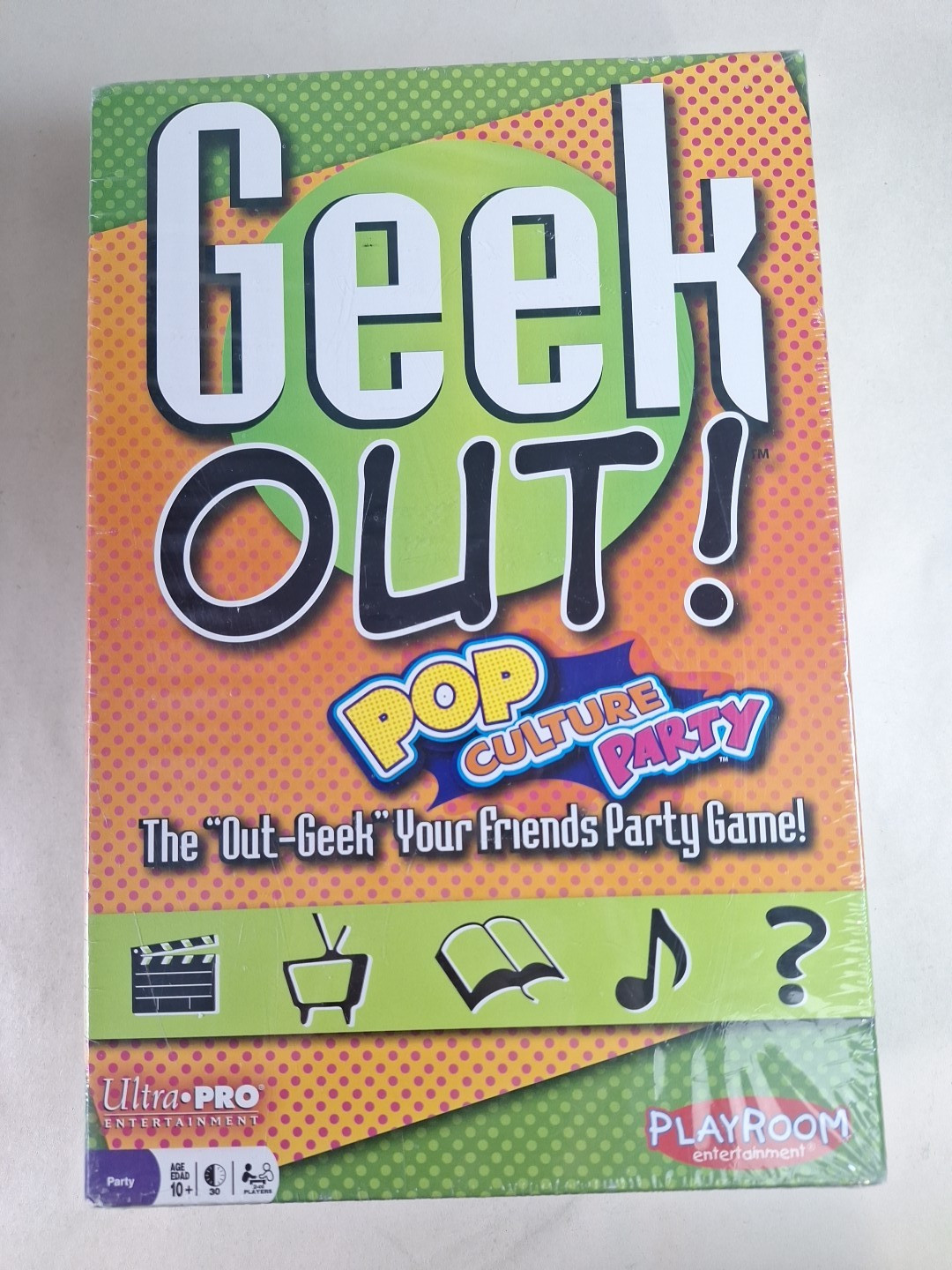 Geek Out Pop Culture 2014 Party Game Night Playroom Brand New Sealed
