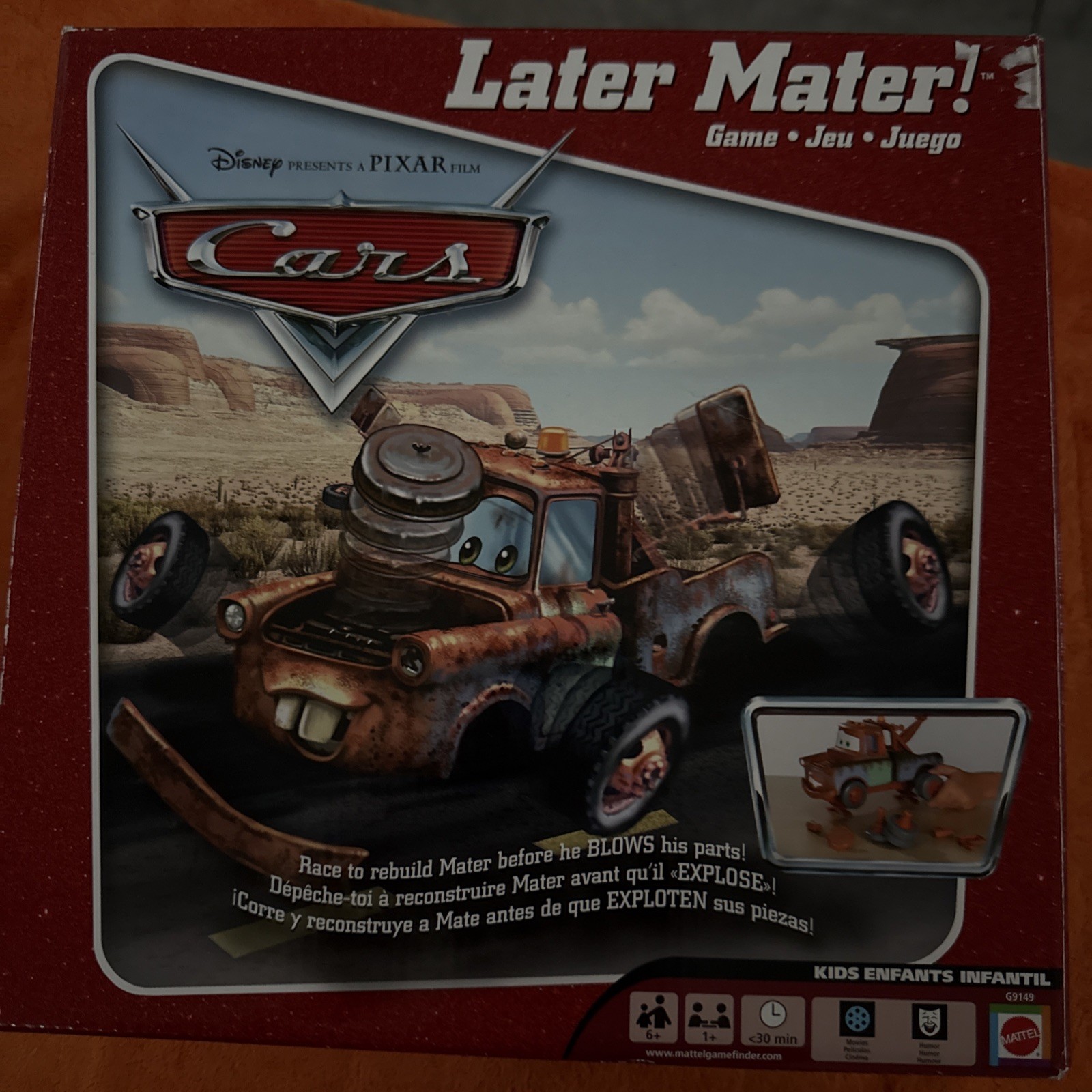 Mattel Pixar Car’s Later Mater game