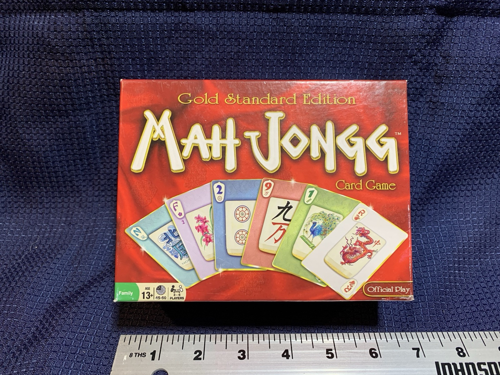 2011 Mah Jongg Card Game – Chinese Gold Standard Edition -Complete Free Shipping