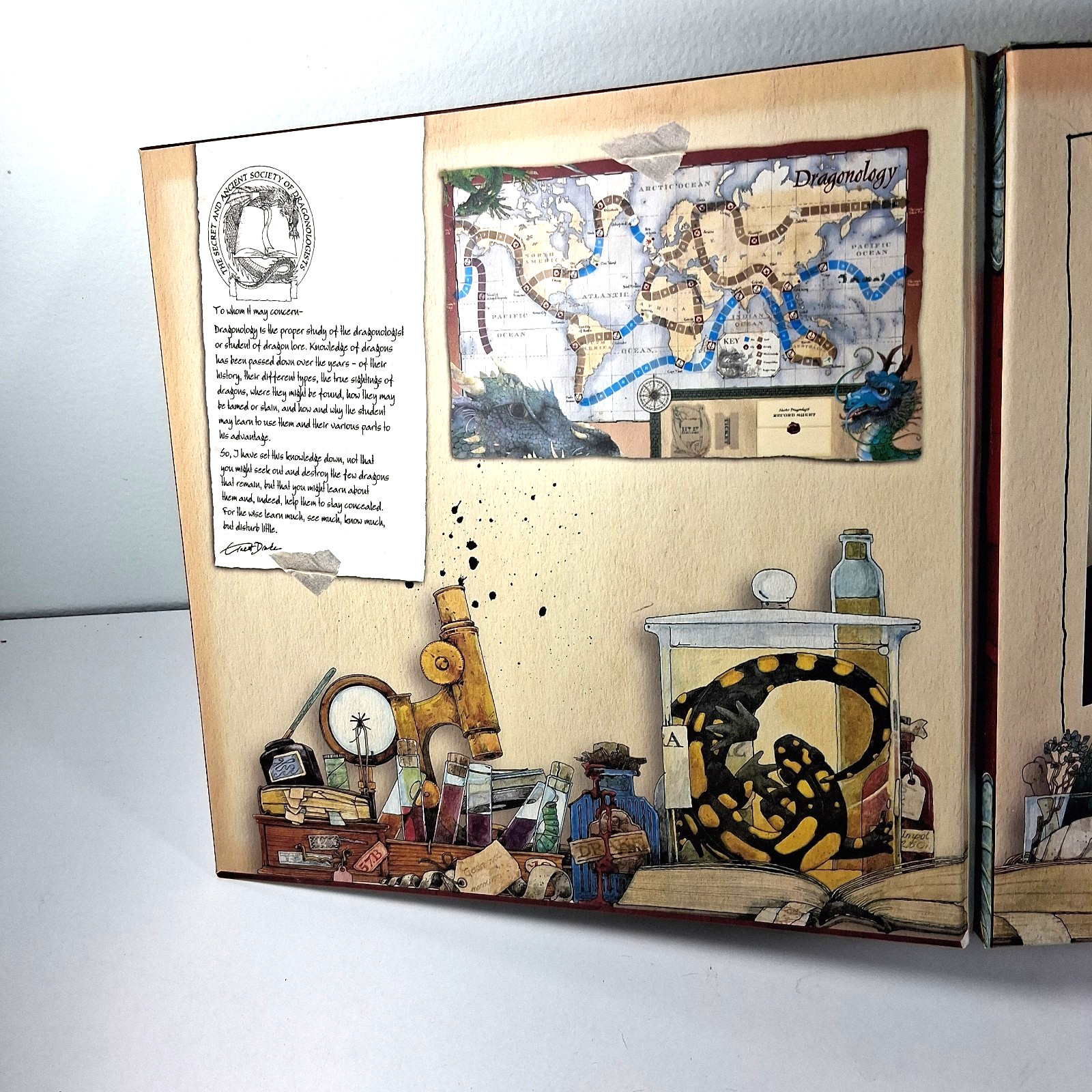 Dragonology The Game COMPLETE Sababa Toys Board Game 2008