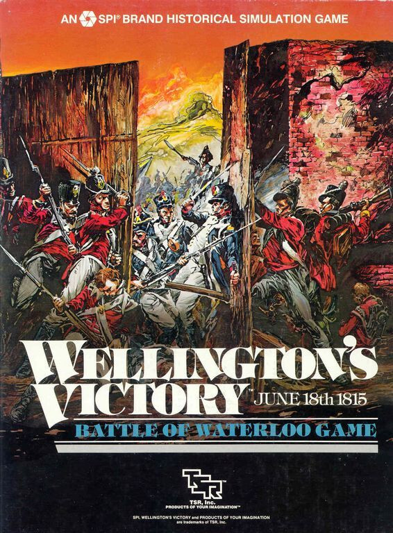 TSR SPI – WELLINGTON’S VICTORY 1815 – BATTLE OF WATERLOO (UNPUNCHED)