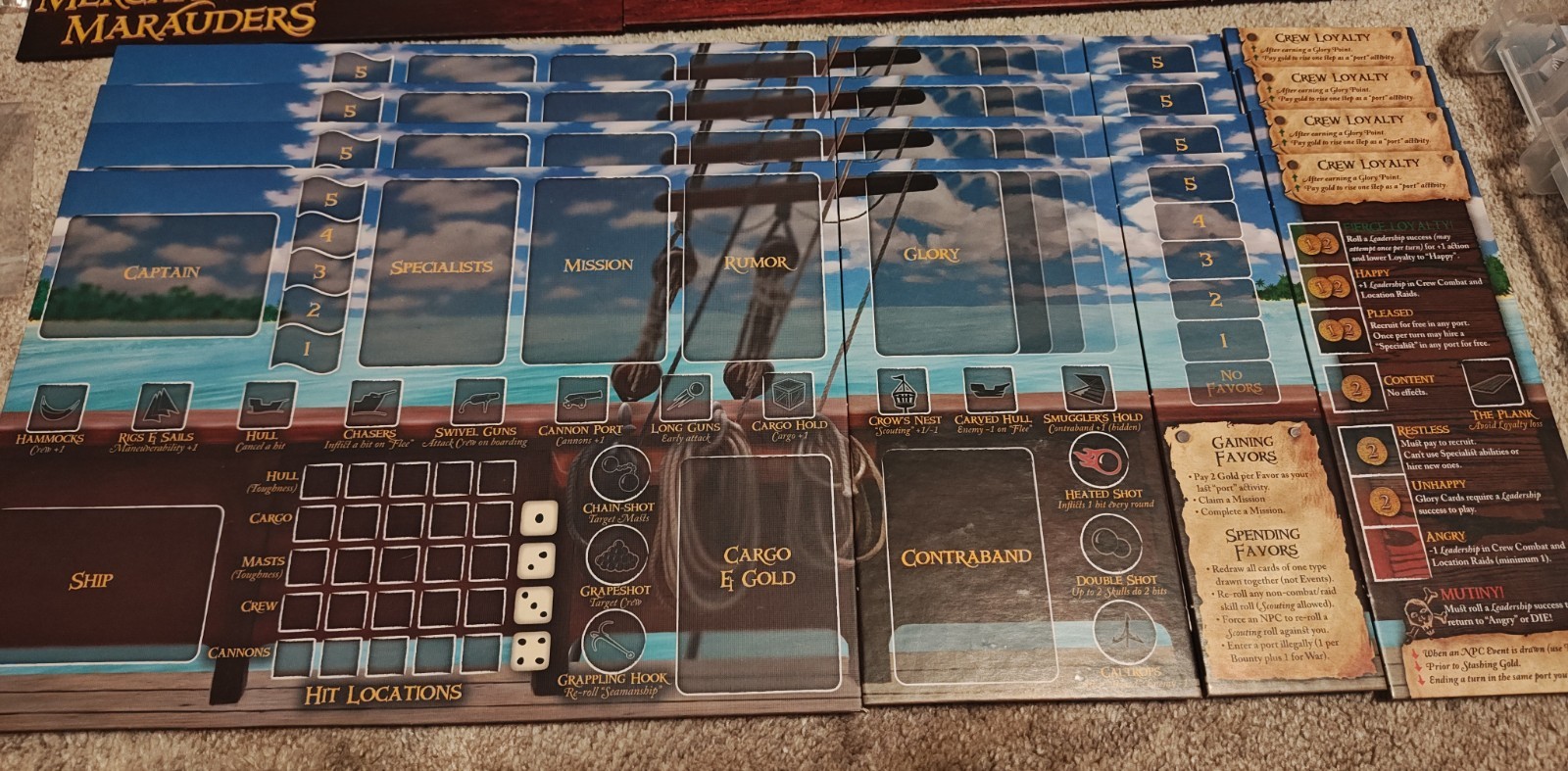 Merchants & Marauders and Seas of Glory Expansion (out of print) – Barely used