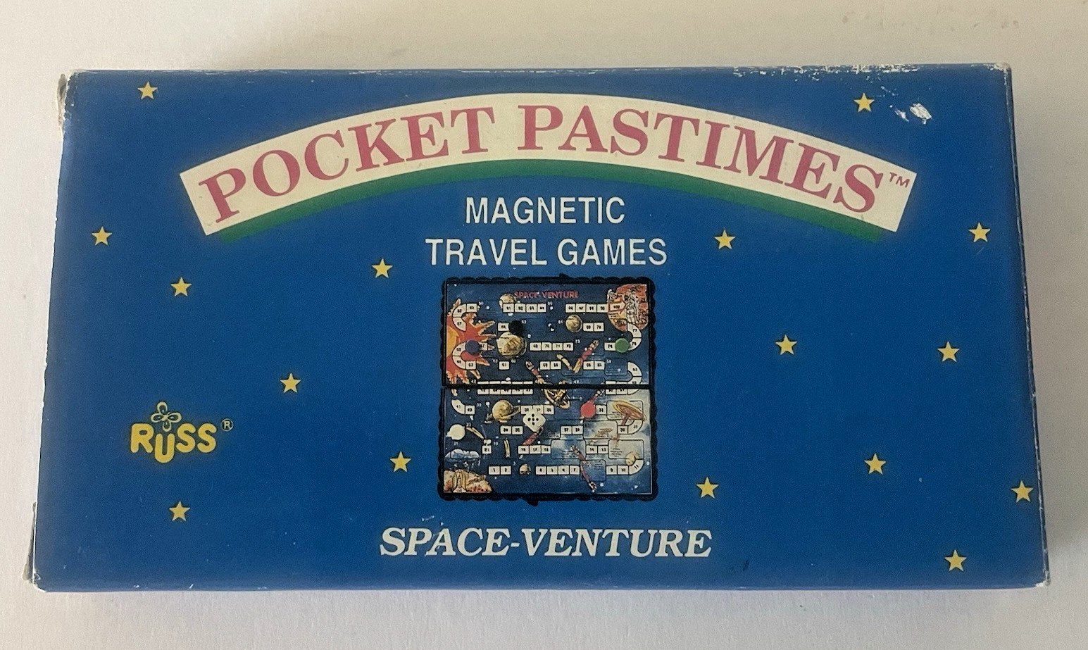 RUSS POCKET PASTIMES Magnet Travel Games 80’s Bingo Racing Space Chinese Checker