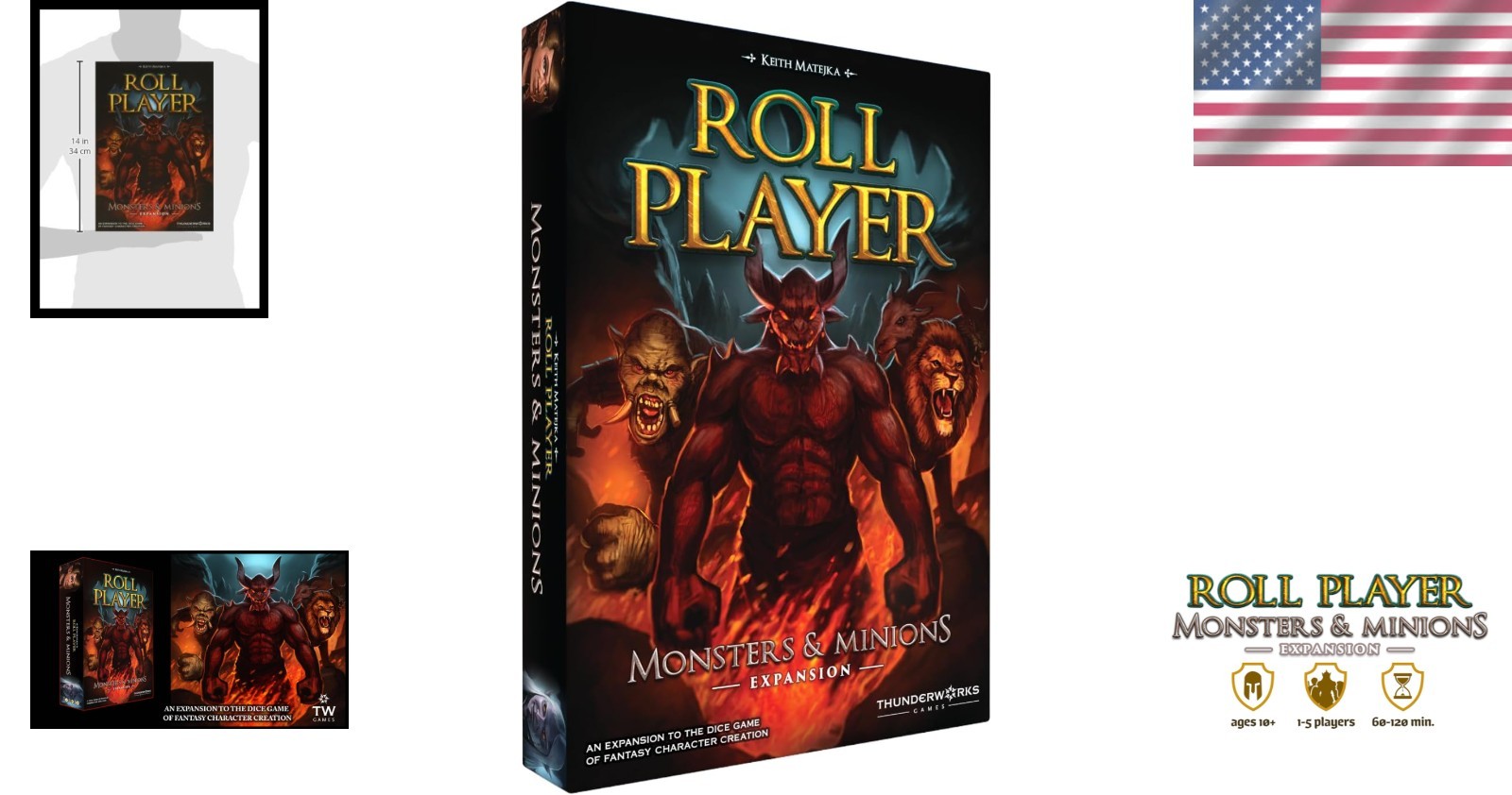 Monsters Minions Expansion for Roll Player – Strategic Fantasy Adventure