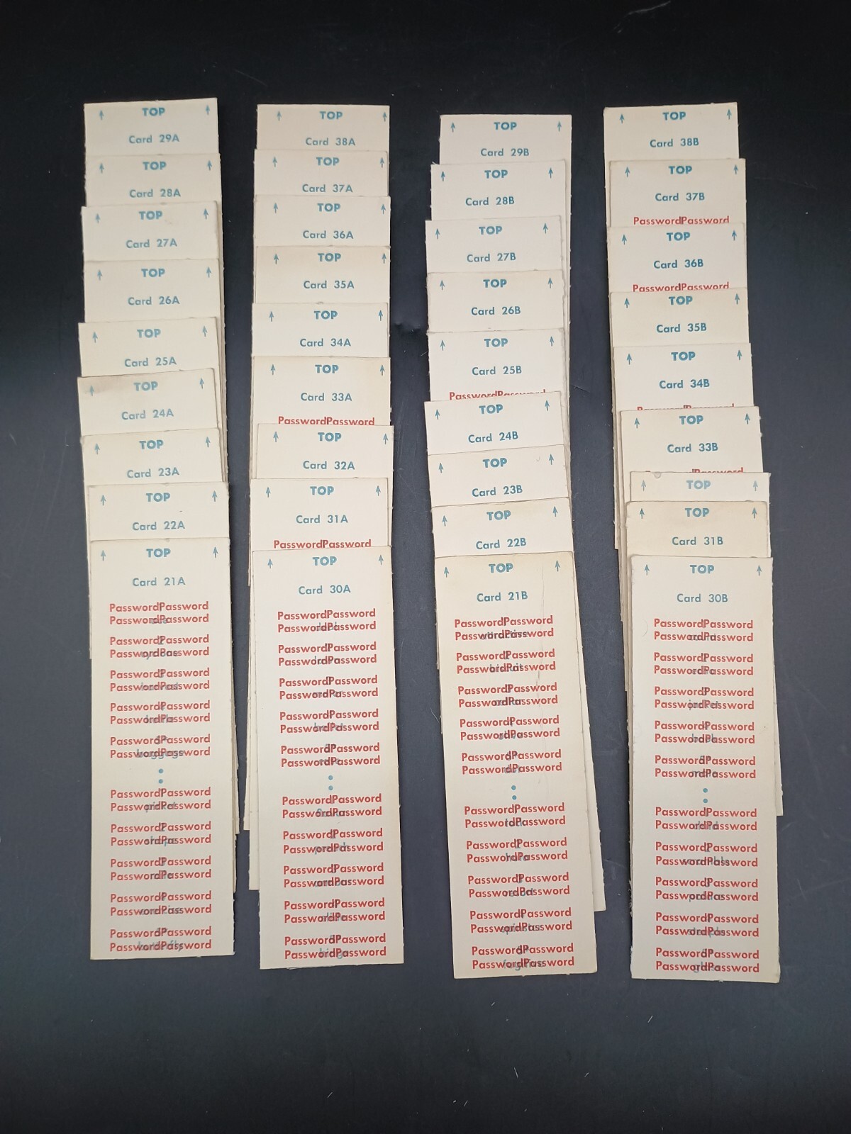 Password Game 4260 by Milton Bradley 4 Volumes 1, 2, 3 & 5 VINTAGE 1960s