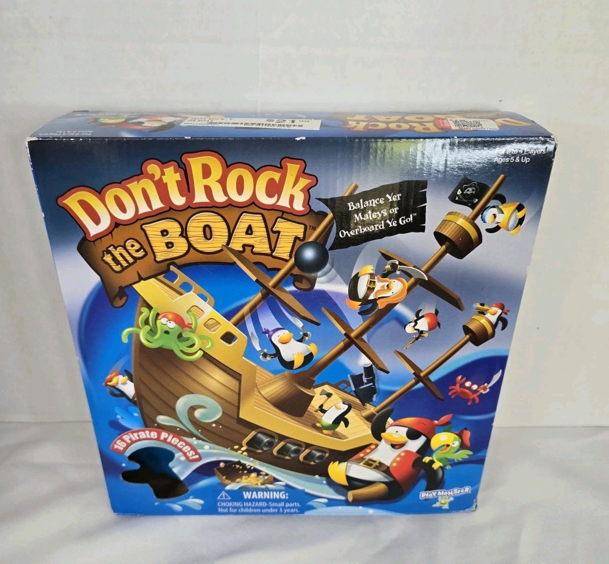 ​Don’t Rock The Boat Pirate Game 100% Complete PlayMonster Penguin Balancing