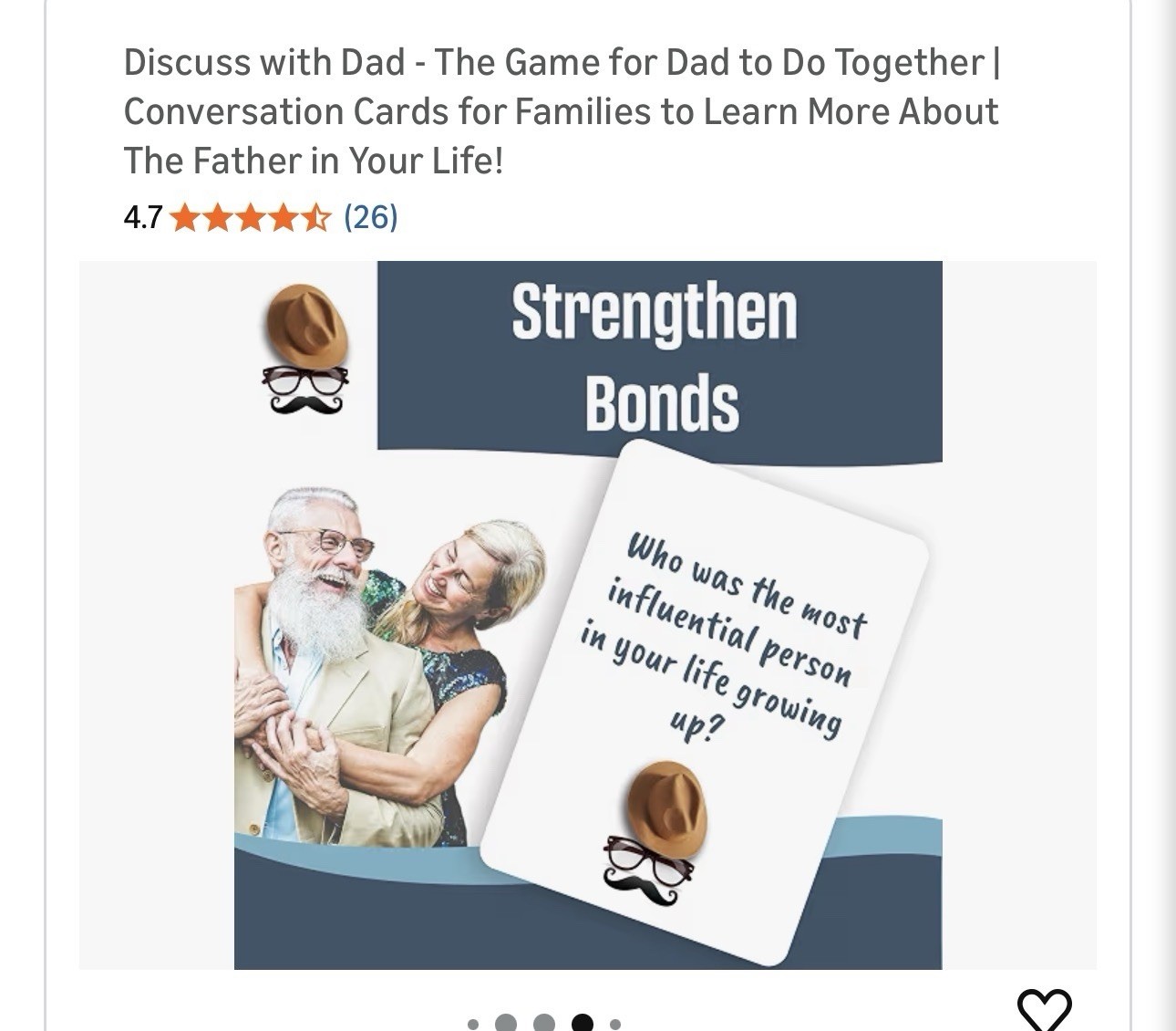 Discuss With Dad 120 Conversation Cards Father Son Bonding Family Gift Set