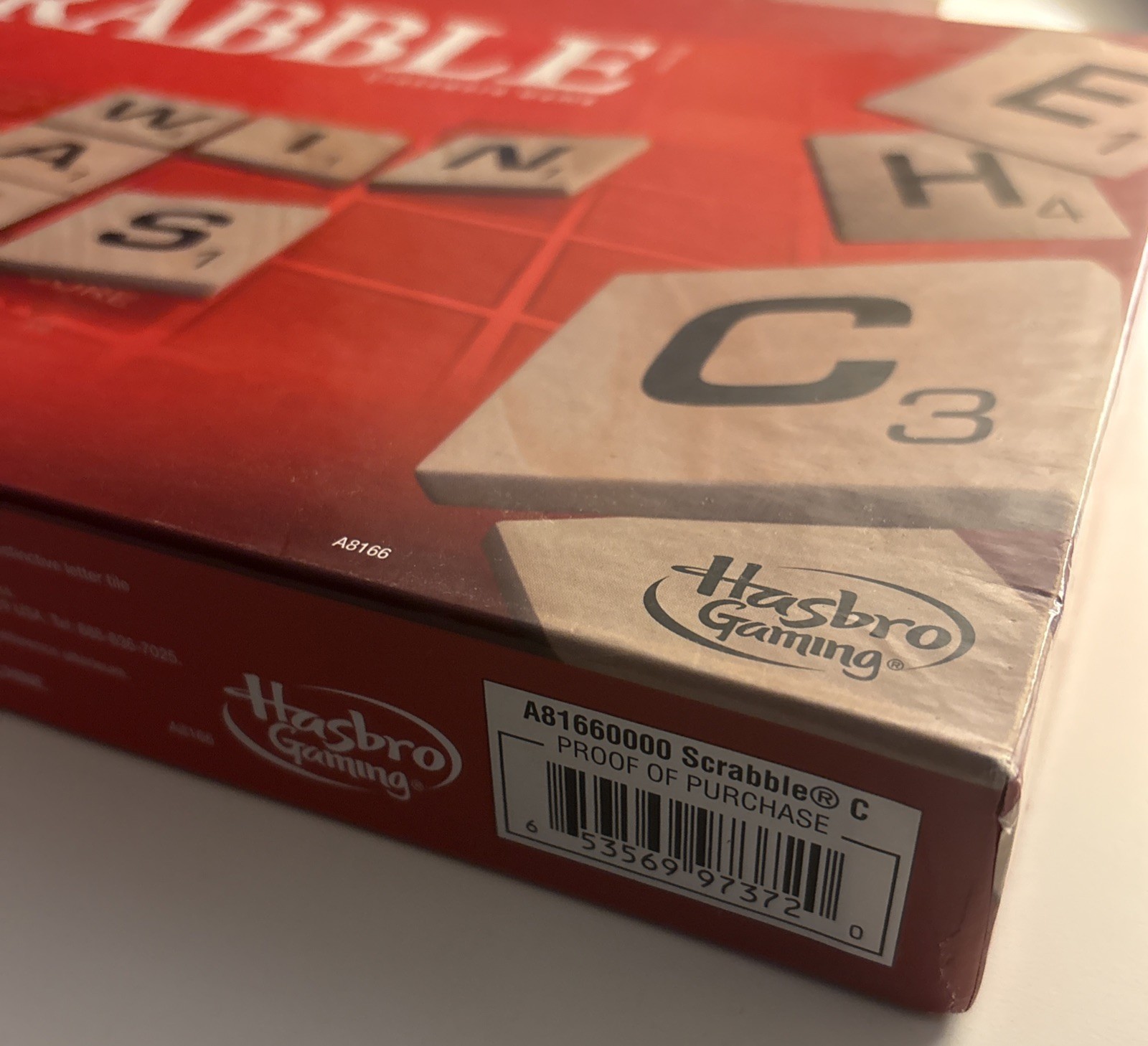 Hasbro Scrabble Game. Complete Good Set. 2013 Ed.The Letters Wood. See Descriptn