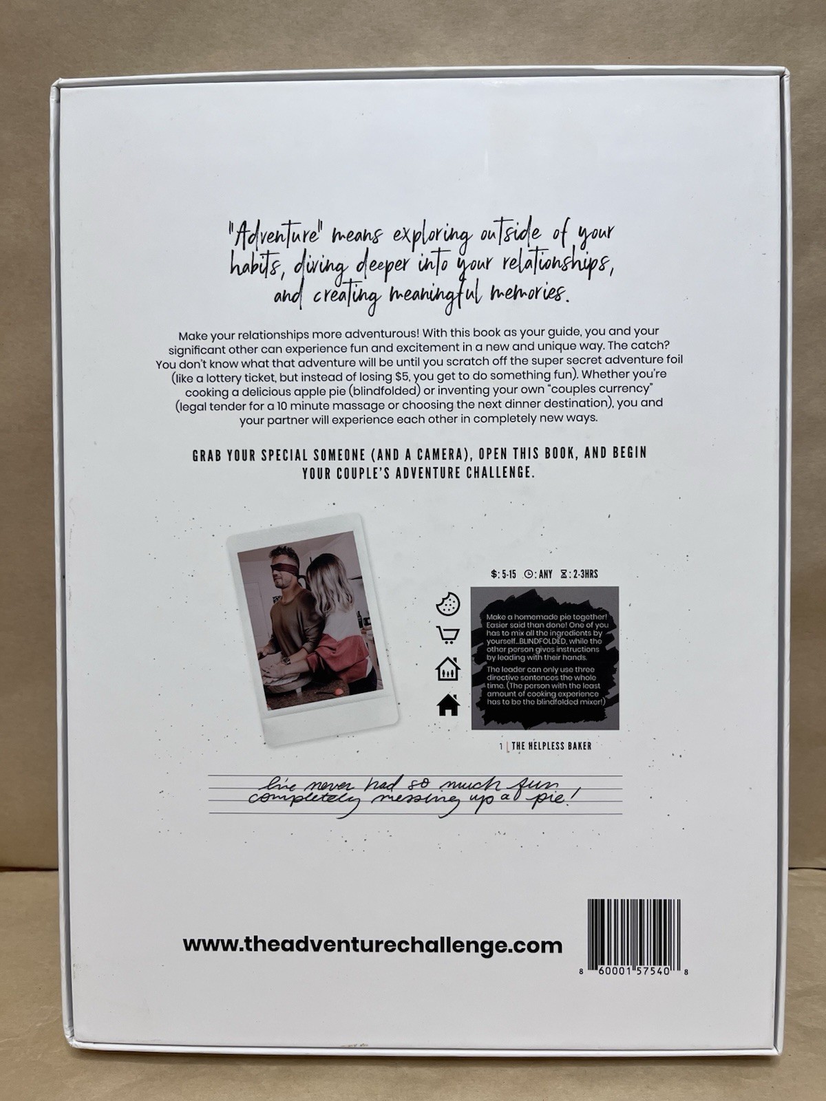 Adventure Challenge Couples Edition Hardcover Book