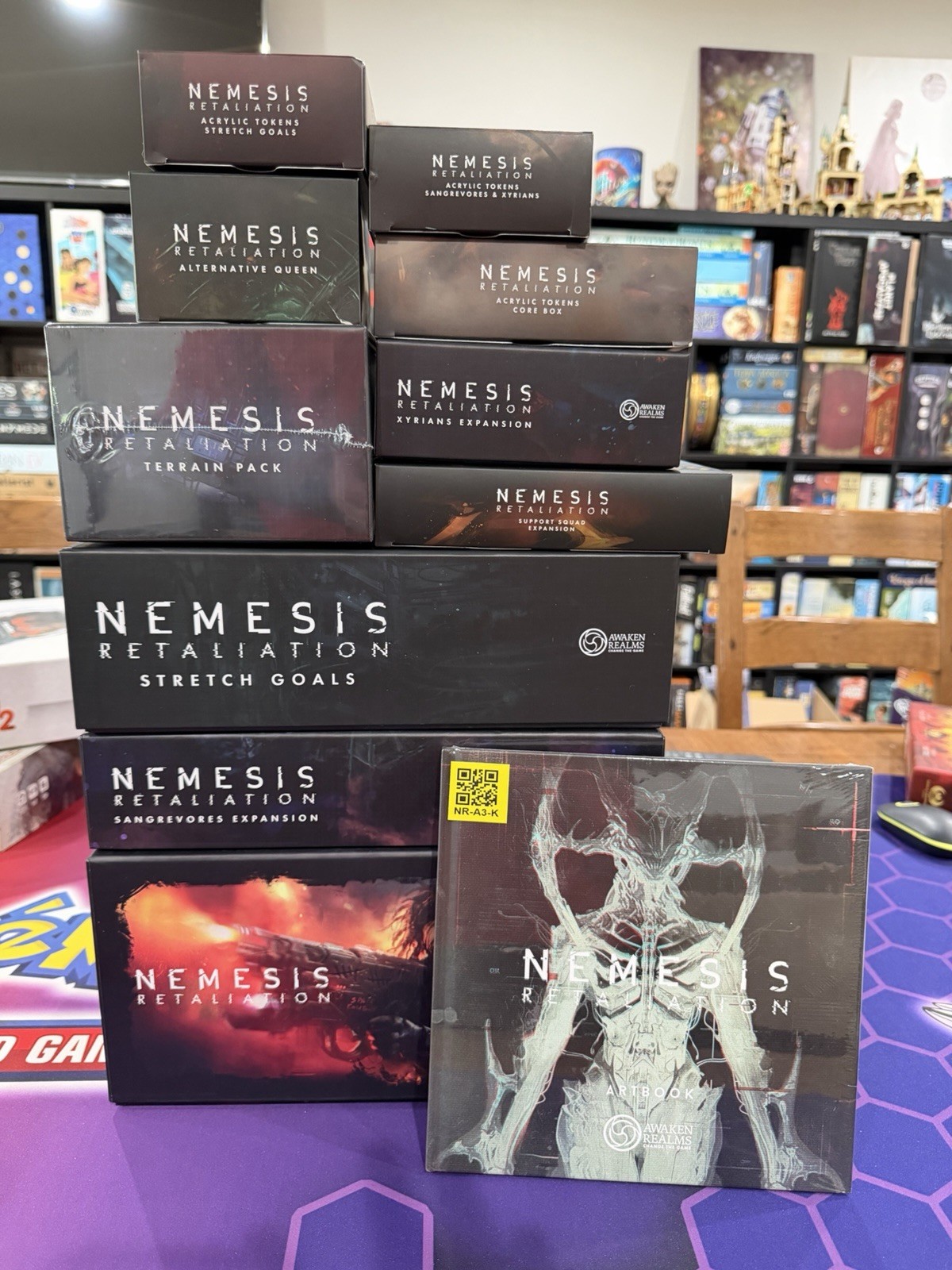 Nemesis: Retaliation – Gamefound Collector Edition w/Sundrop, 3D Terrain, etc..