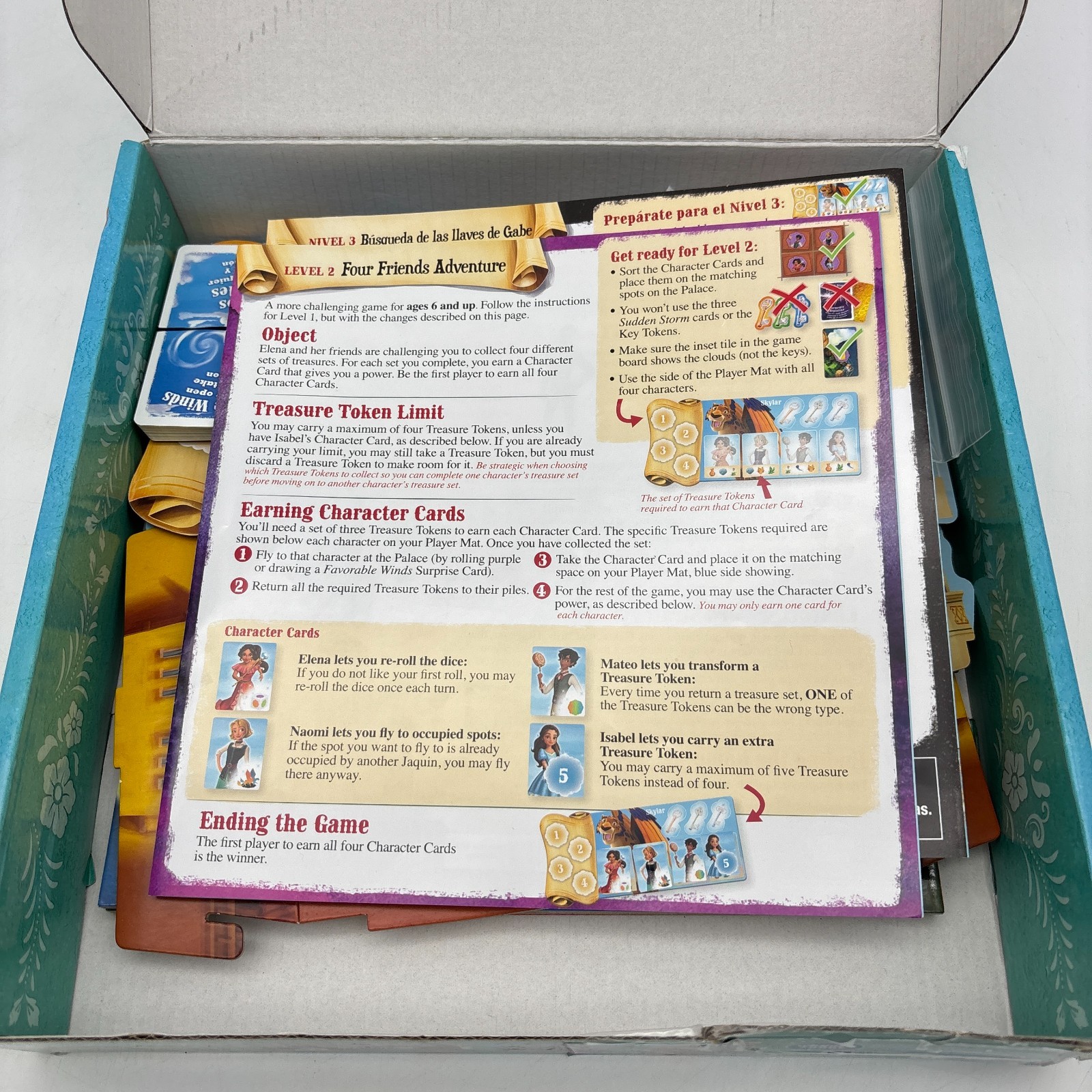 Elena of Avalor Flight of the Jaquins Game COMPLETE Wonder Forge 2017 Disney