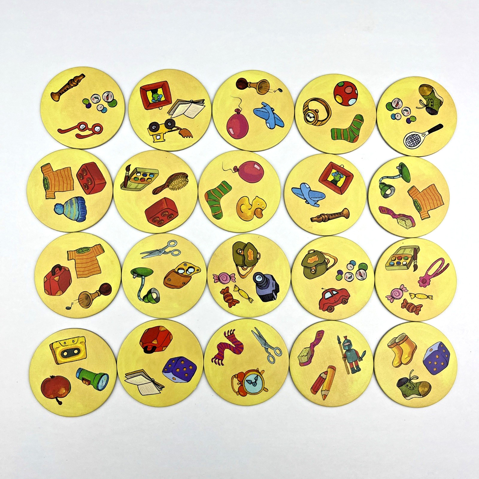 HABA Chaos in the Kids’ Room 2006 Children’s Tile Matching Game Germany COMPLETE