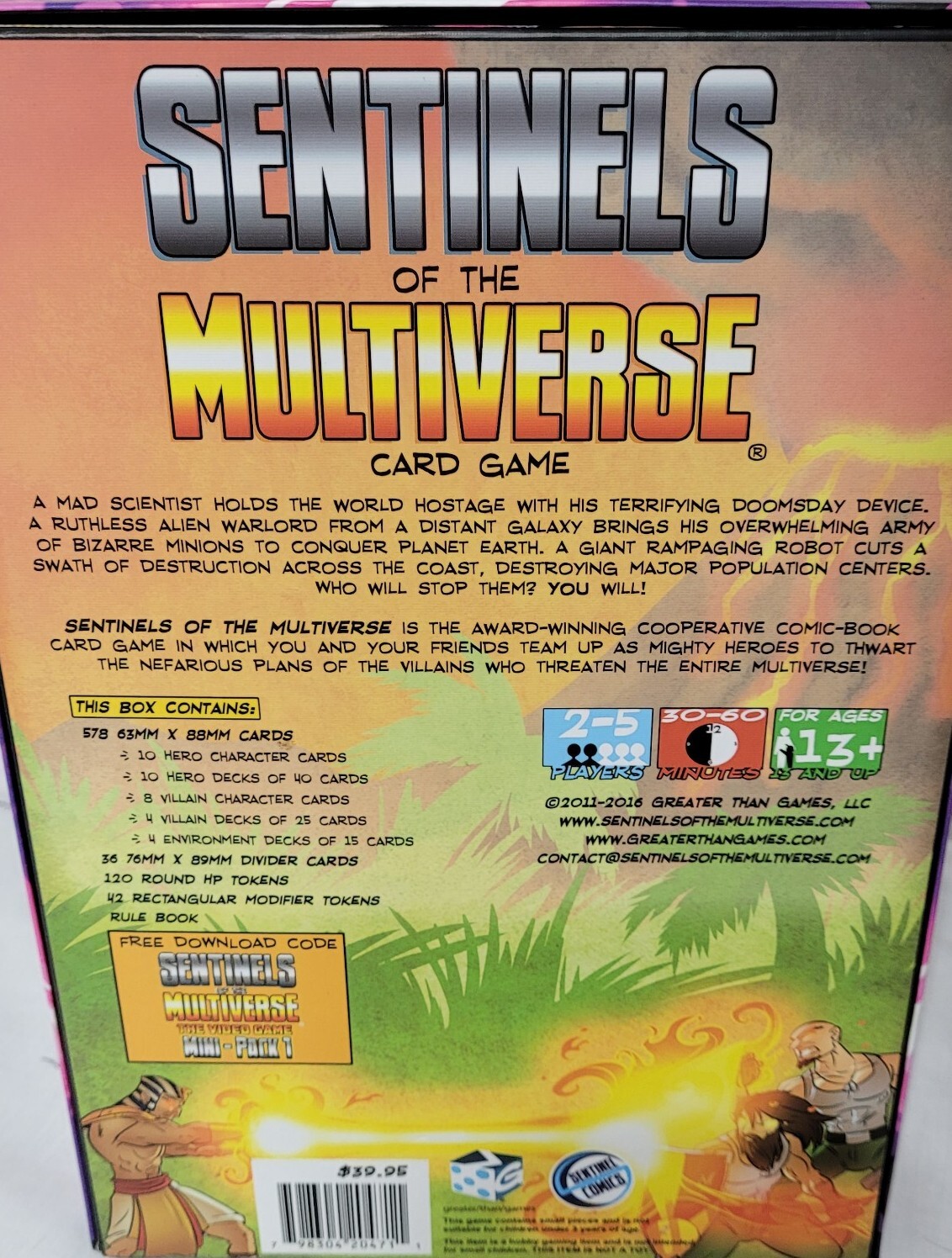 Sentinels of The Multiverse Card Game – Greater Than Games Complete