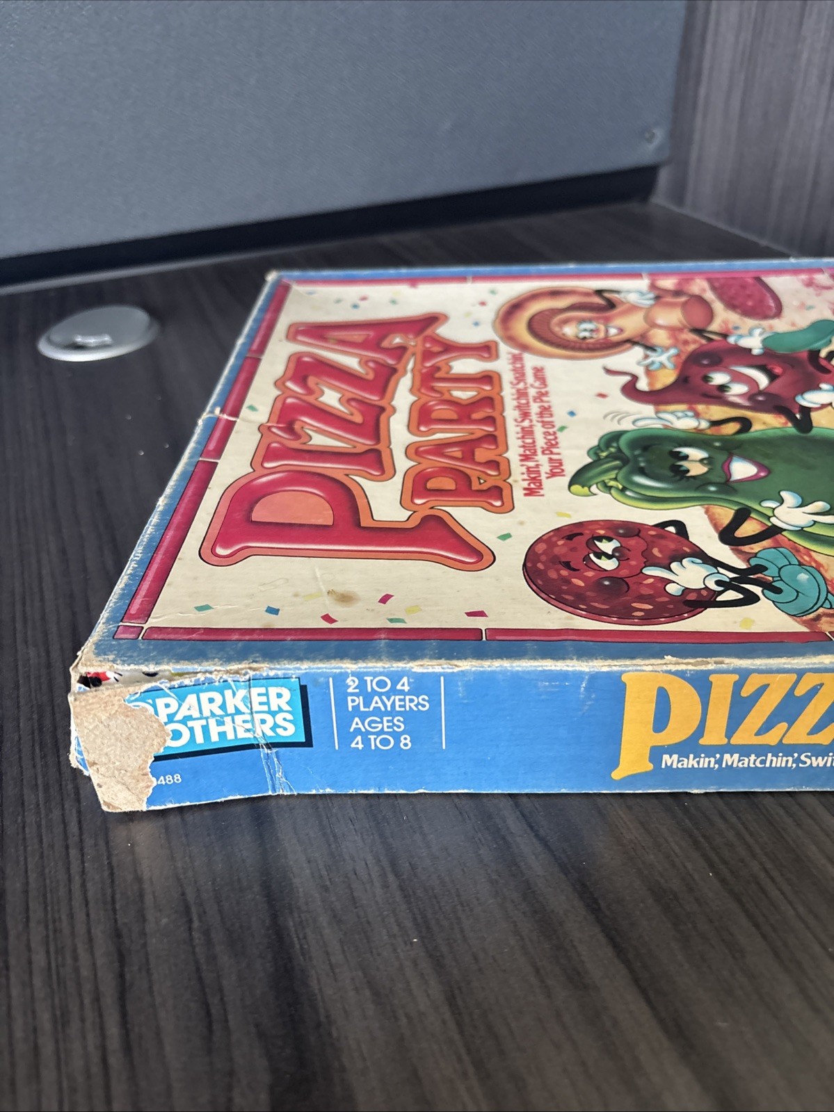 VTG 1987 PIZZA PARTY Board Game by Parker Brothers COMPLETE With Instructions!
