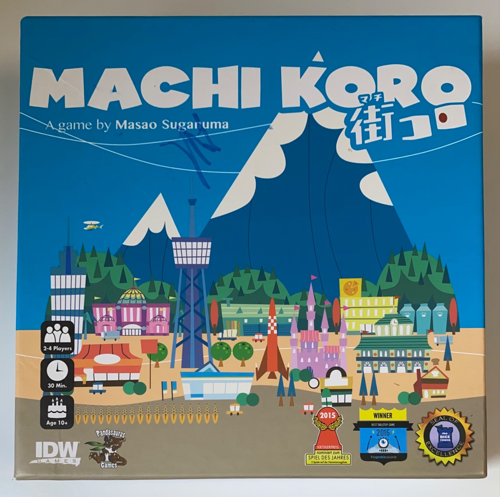 Machi Koro Board Game PandaSaurus Award Winning Japanese Card Game IDW Complete!