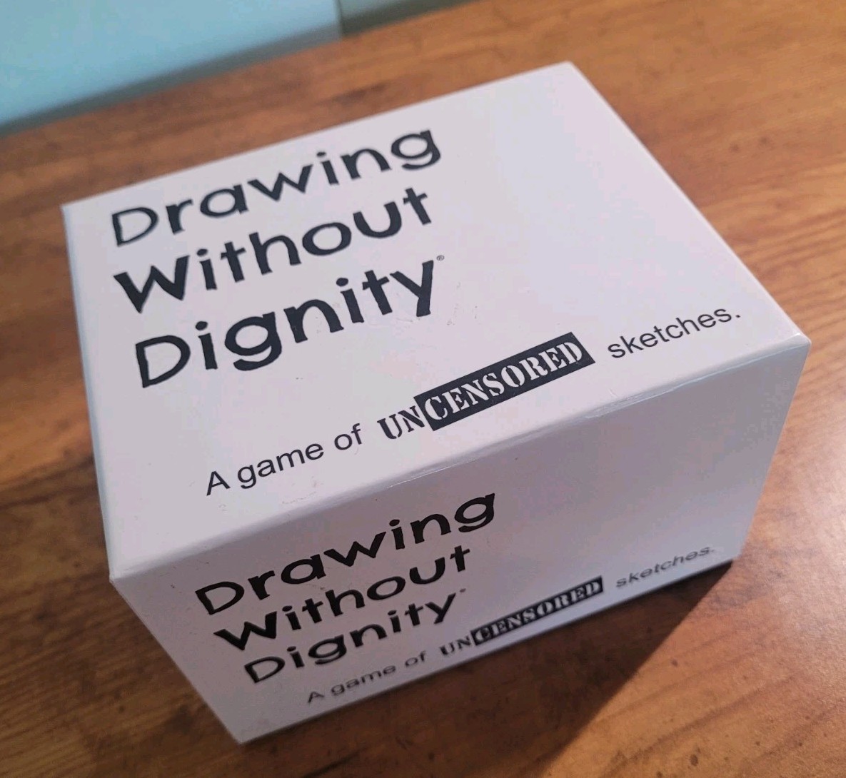 Drawing Without Dignity: A Card Game of Uncensored Sketches Adult Party