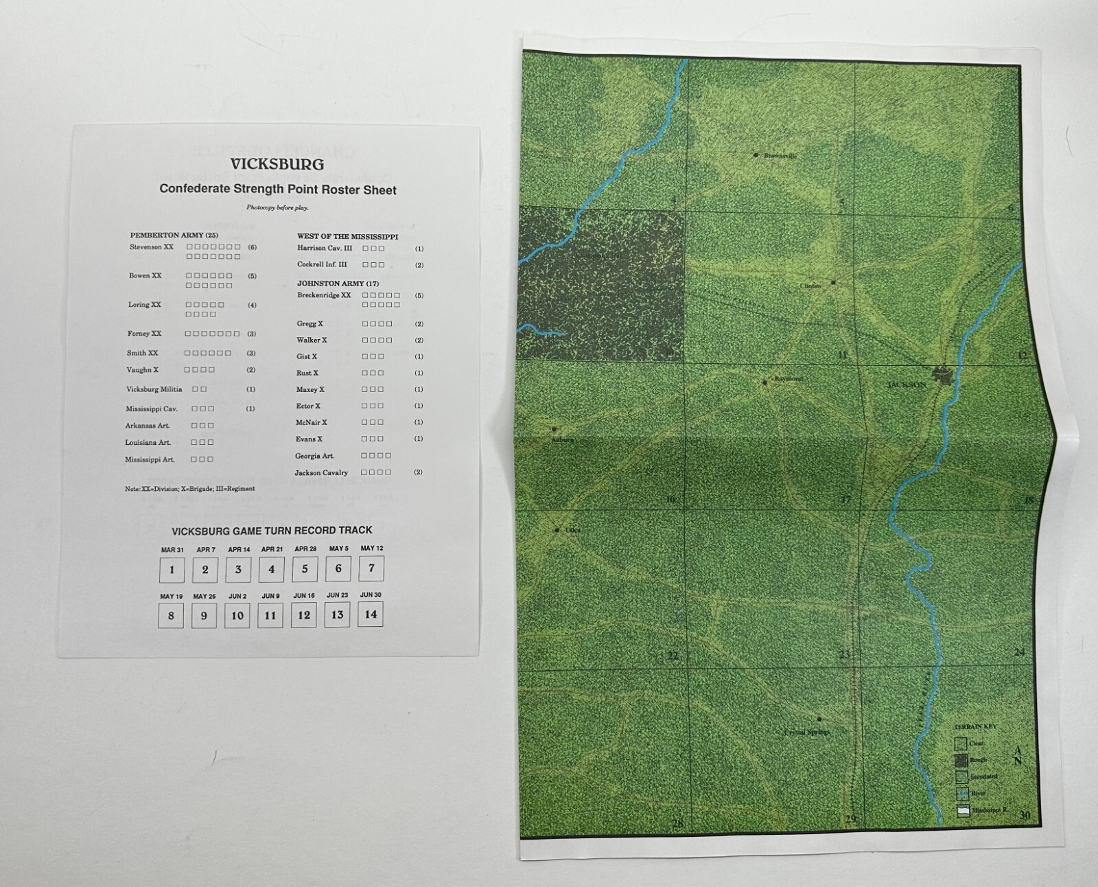 3W Campaigns of the Civil War Vicksburg and Chancellorsville *Unpunched*