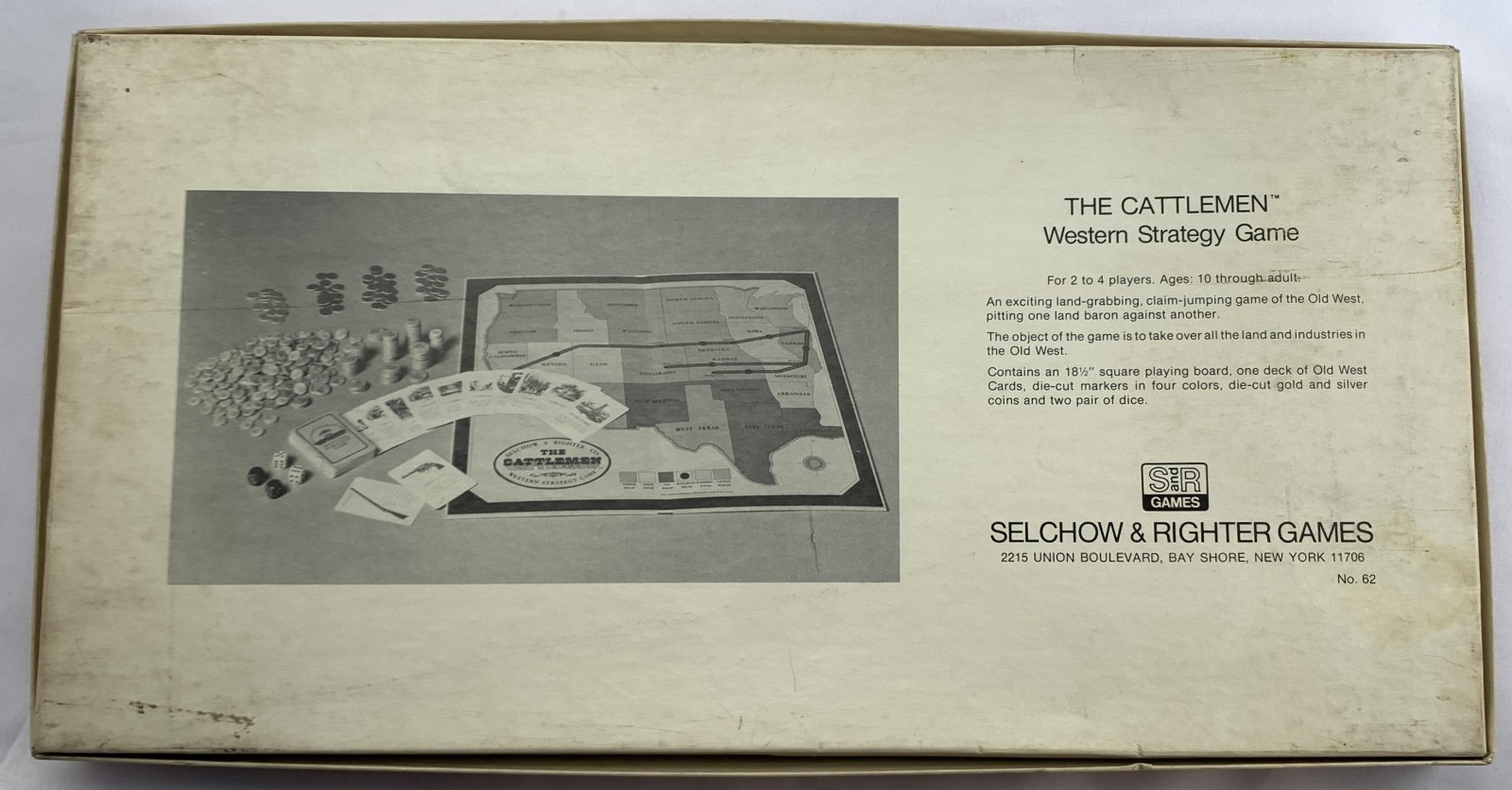 1977 The Cattlemen Game by Selchow and Righter Complete in Very Good Condition