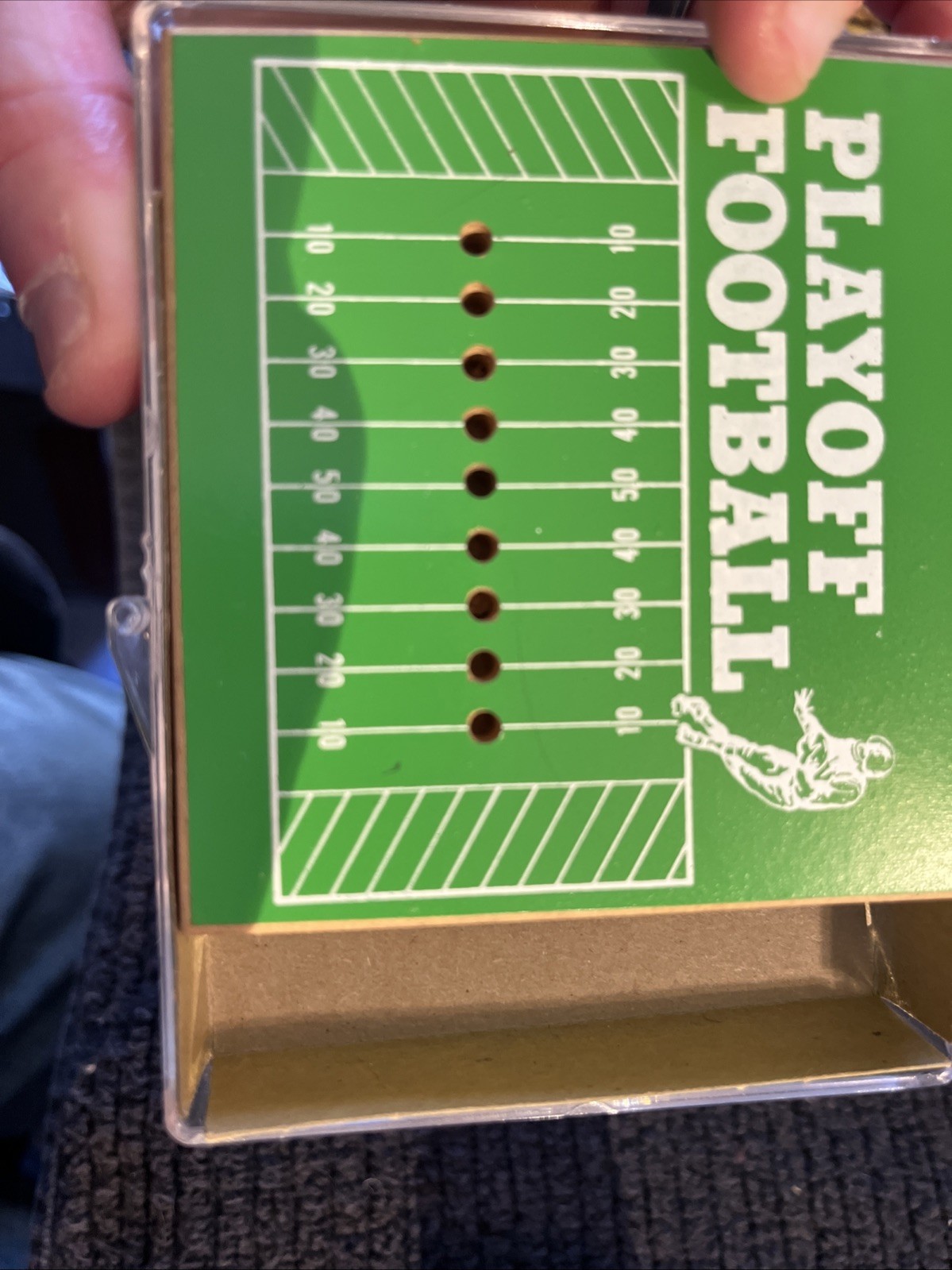Vintage Crestline Playoff Football Dice Game 1970s Tabletop Toy