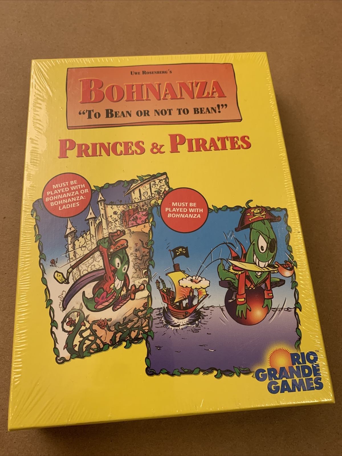 NEW Sealed Bohnanza Card Game: Princes and Pirates Expansion Rio Grande Games