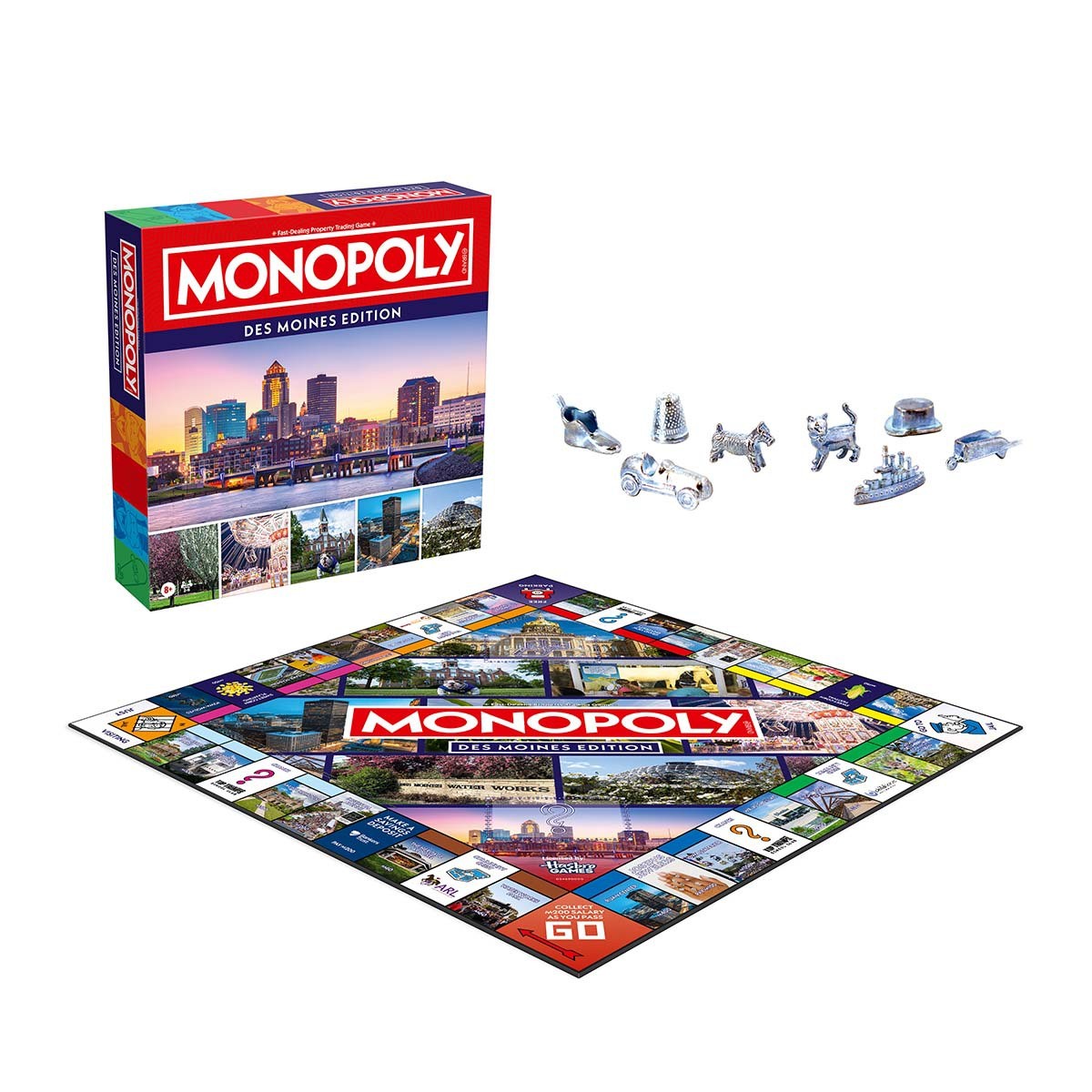 Des Moines, IA Monopoly Board Game – New & Sealed