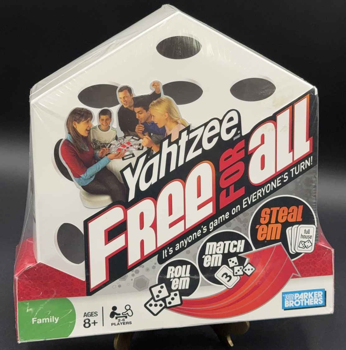 Yahtzee Free For All Dice Game Parker Brothers 2008 NOS Rare OOP HTF NEW SEALED