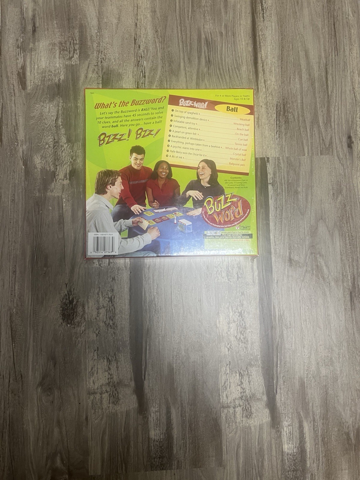 Brand New Buzz Word Game by Patch #7363 Ages 10 to Adult – Vintage 2003
