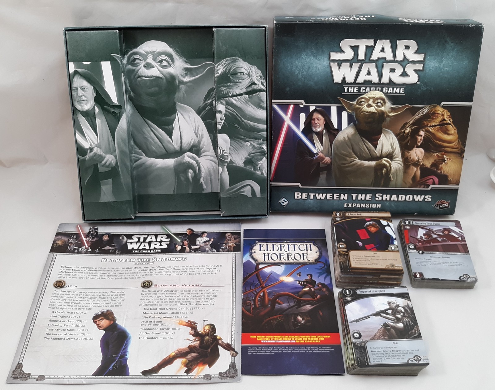 Star Wars The Card Game Between The Shadows Expansion Pack Incomplete