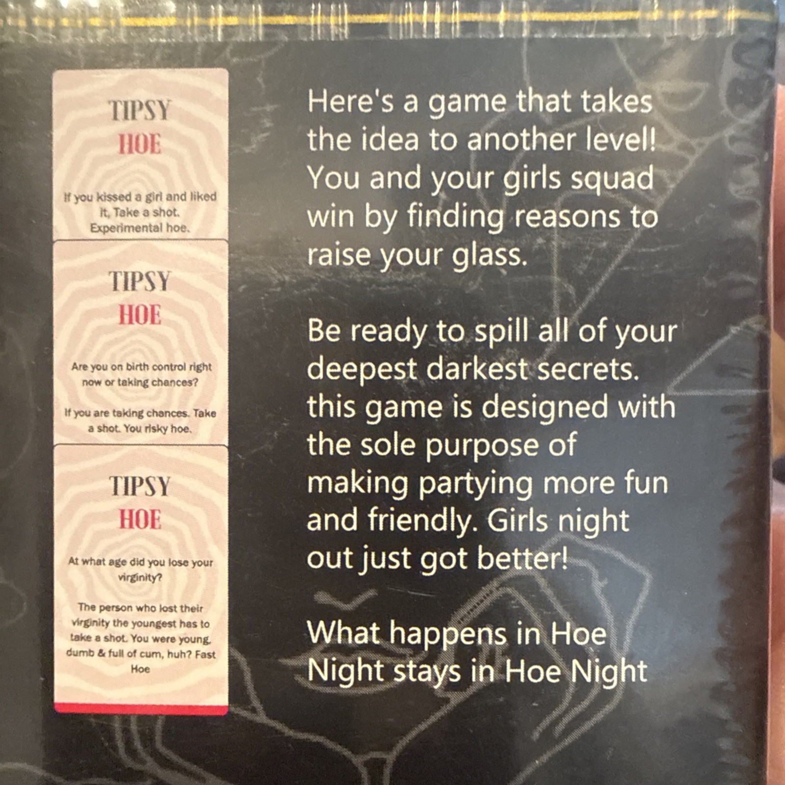 Tipsy Hoe Girl’s Night Game – Ladies Night Game for Party Nights, Bachelorette