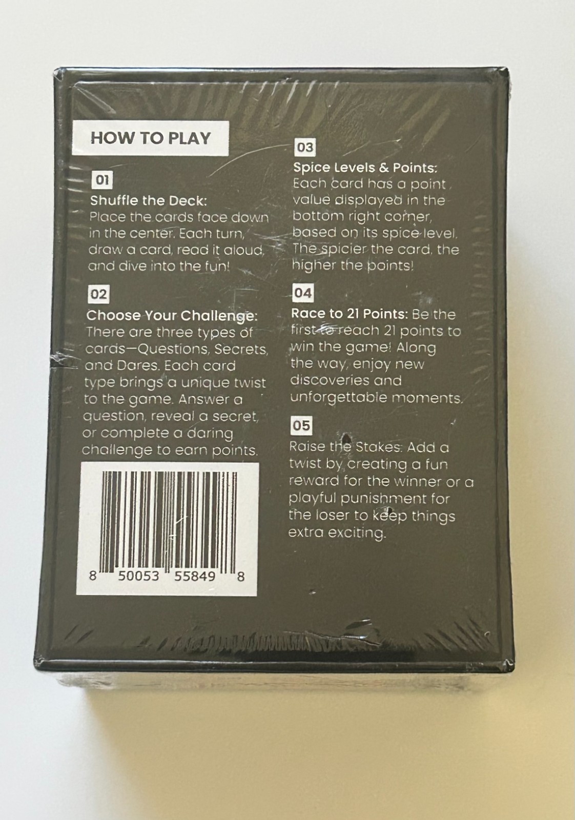 Bold Spicy Couples Card Game 21+ Questions Dares Secrets New Sealed
